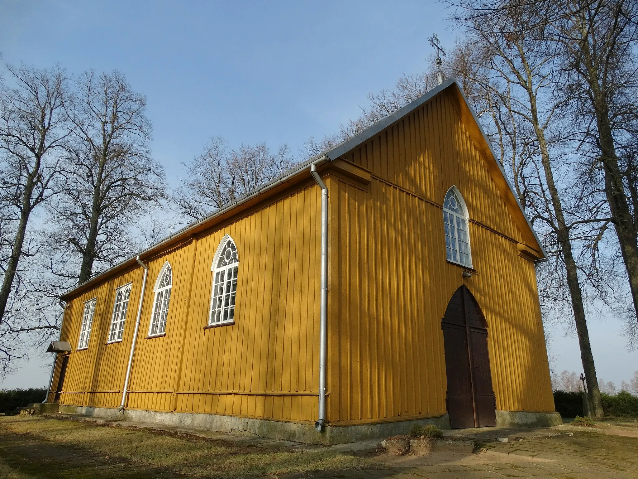 Photo showing: Roman Catholic Church, Geidžiūnai, Biržai district, Lithuania