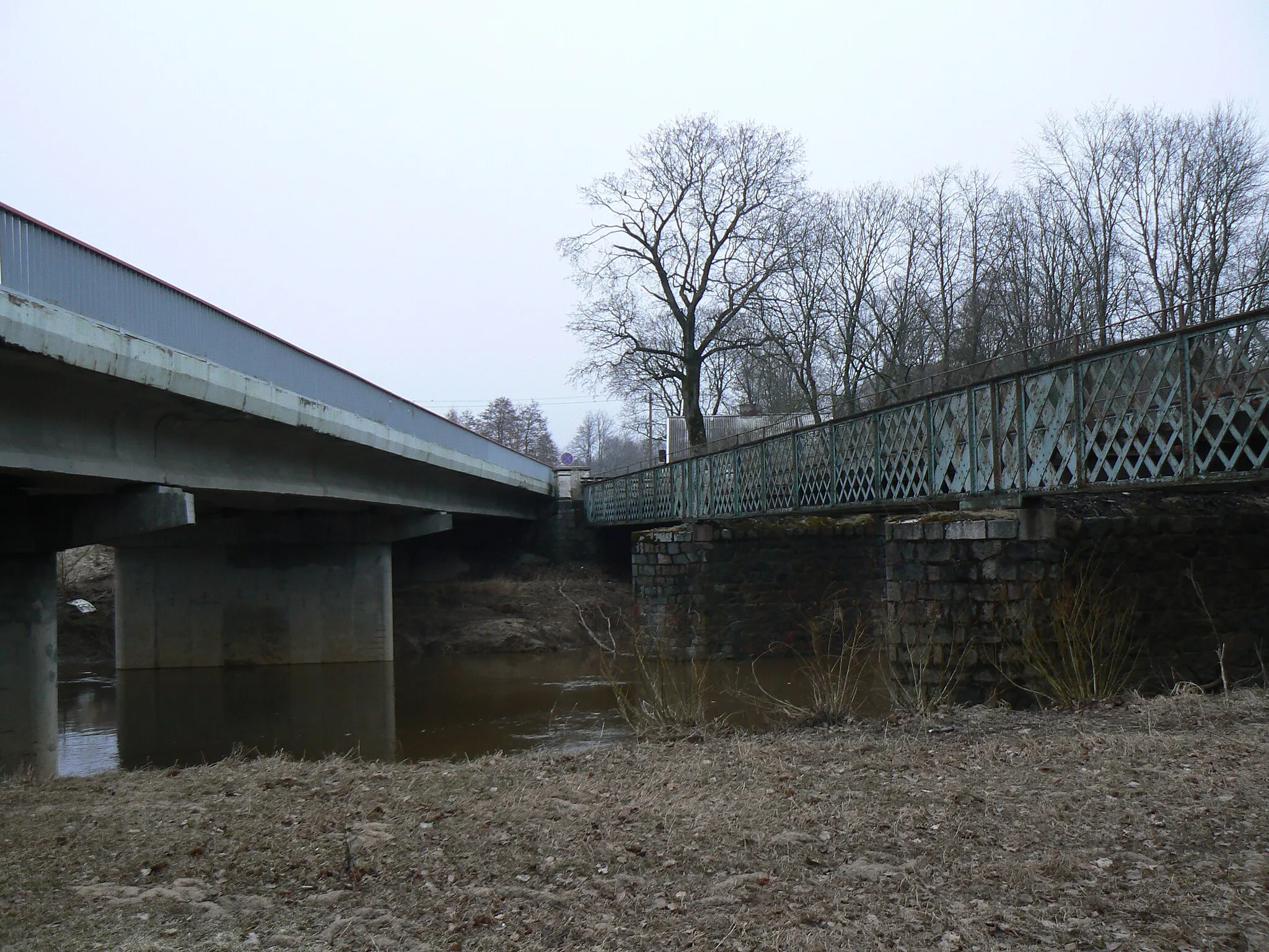 Photo showing: Šernai. 2 bridges. Minija.