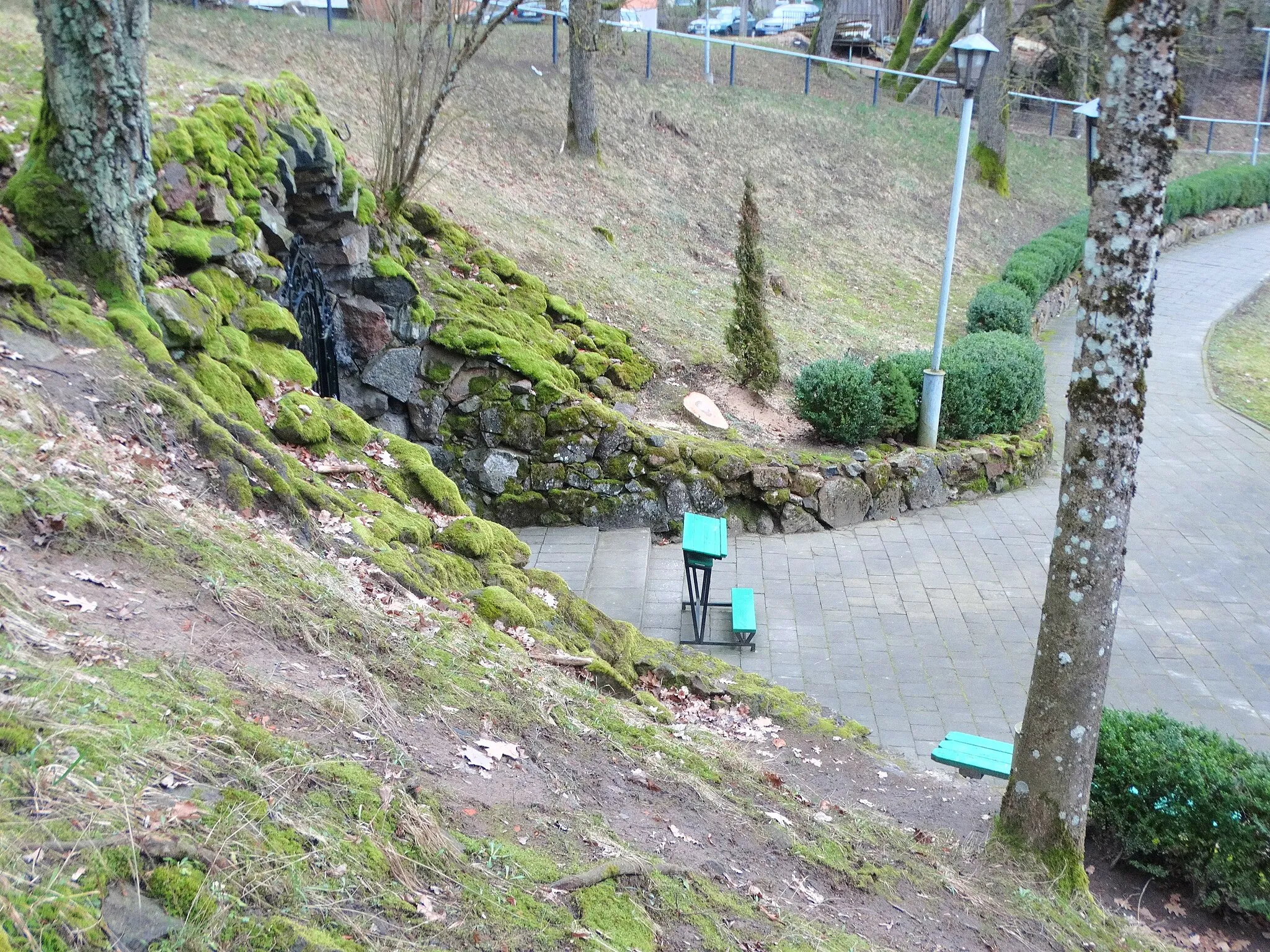 Photo showing: Lourdes in Plungė, Lithuania