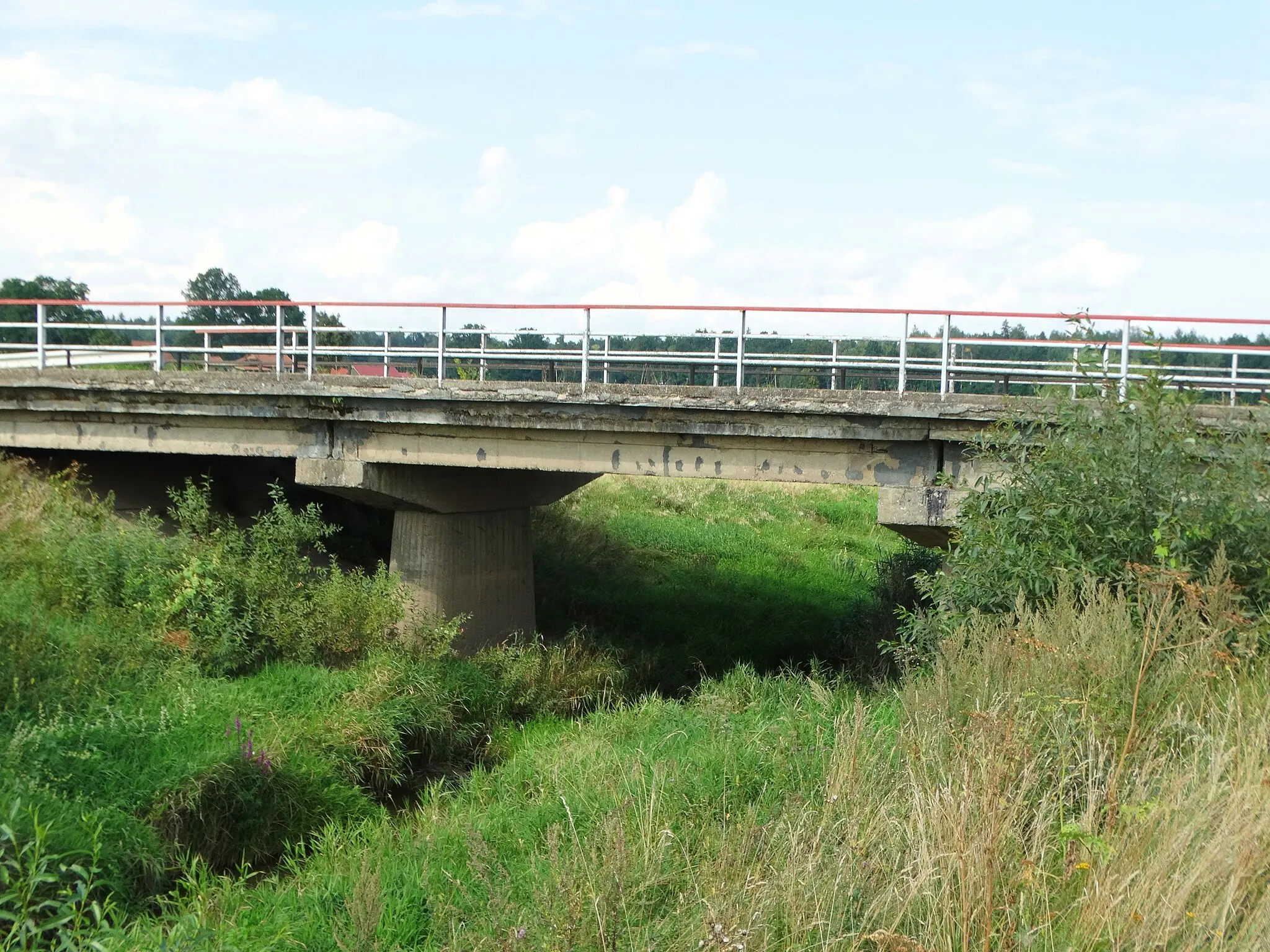 Photo showing: Šiūrupys,bridge on Jiesia River, Prienai district, Lithuania