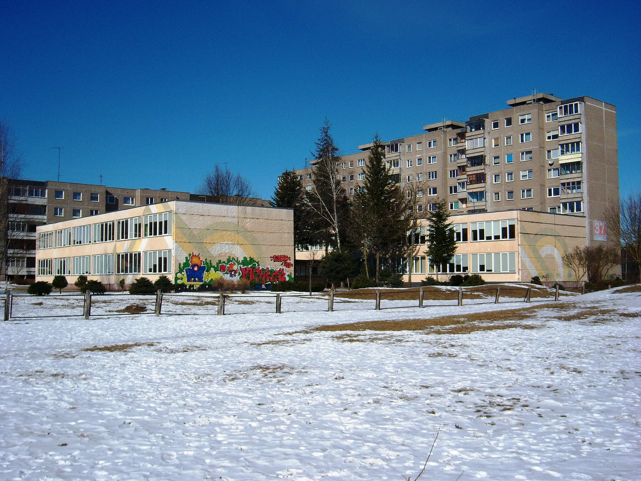 Photo showing: Paparčio Primary School, Kaunas, Lithuania