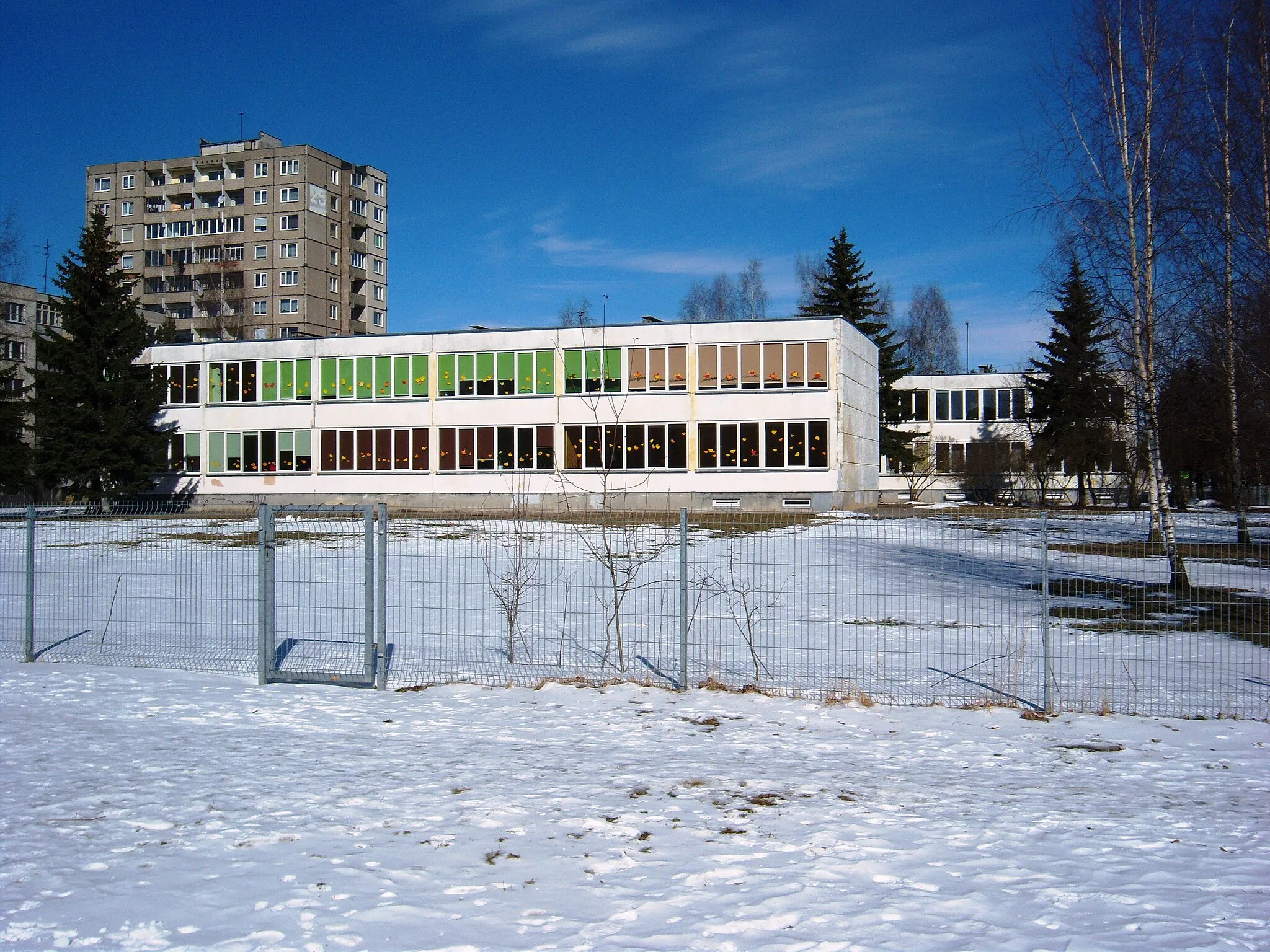 Photo showing: Vėtrungės Primary School, Kaunas, Lithuania