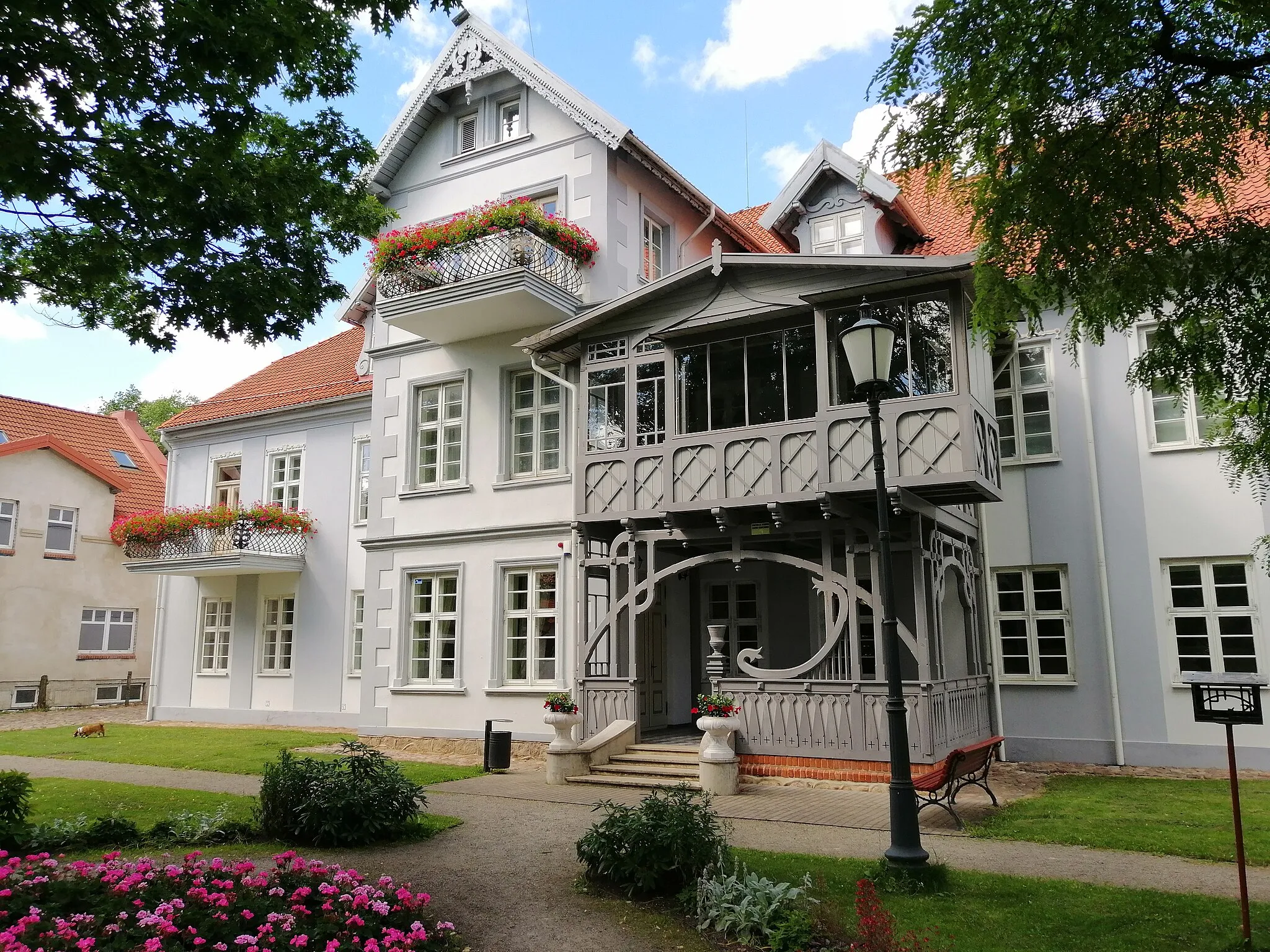 Photo showing: Hugo Scheu Manor, Šilutė, Lithuania.