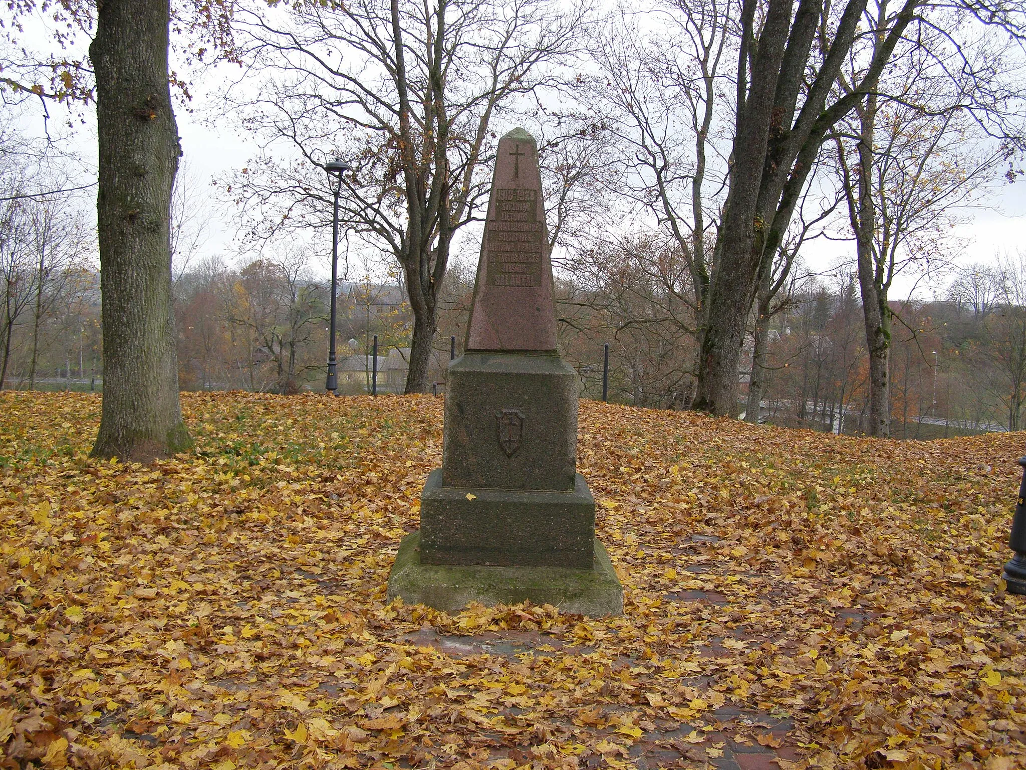 Photo showing: Lithuanian Independence Monument, Salantai, Kretinga district, Lithuania