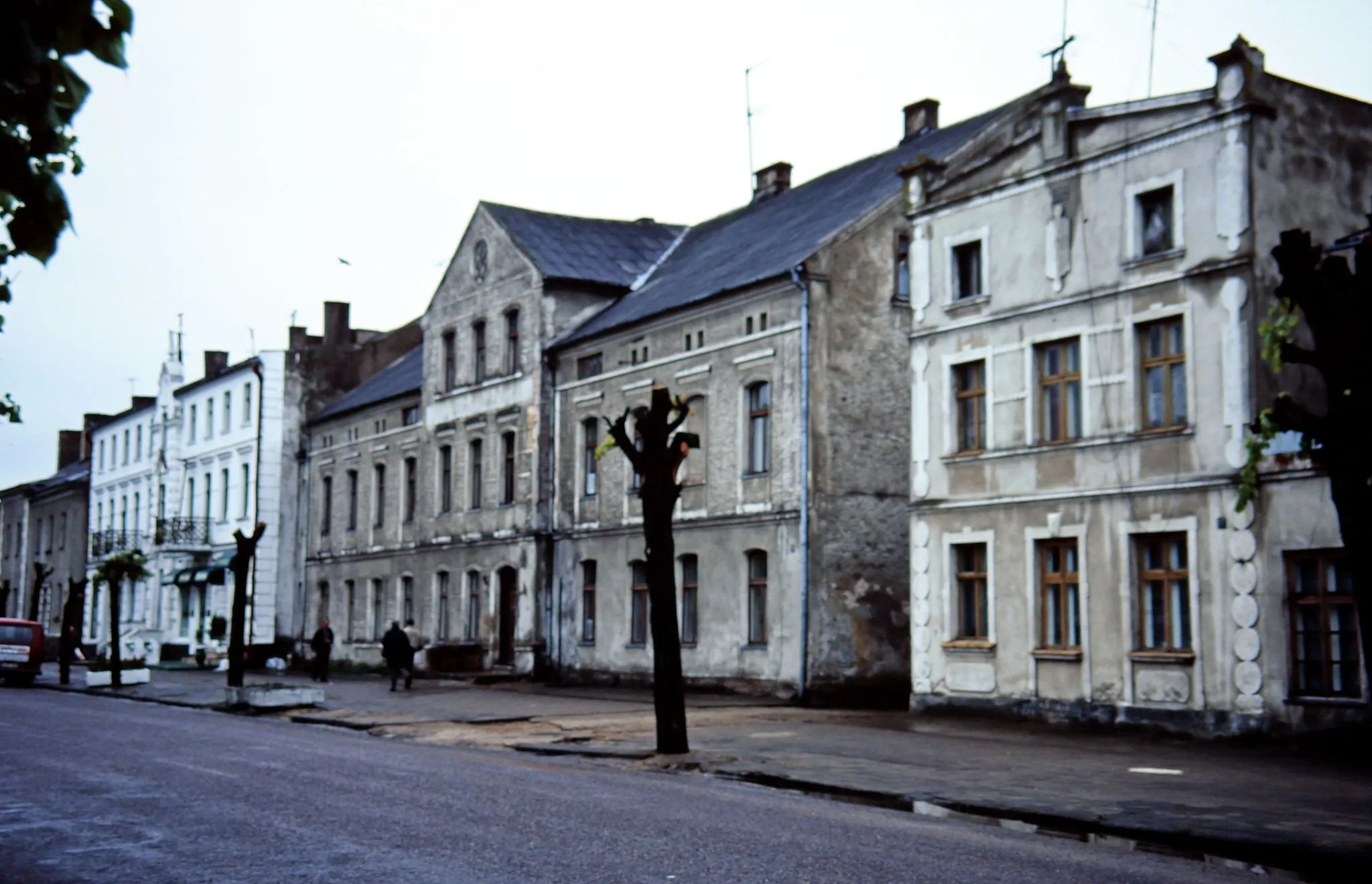 Photo showing: Buildings in Priekulė, around 1992