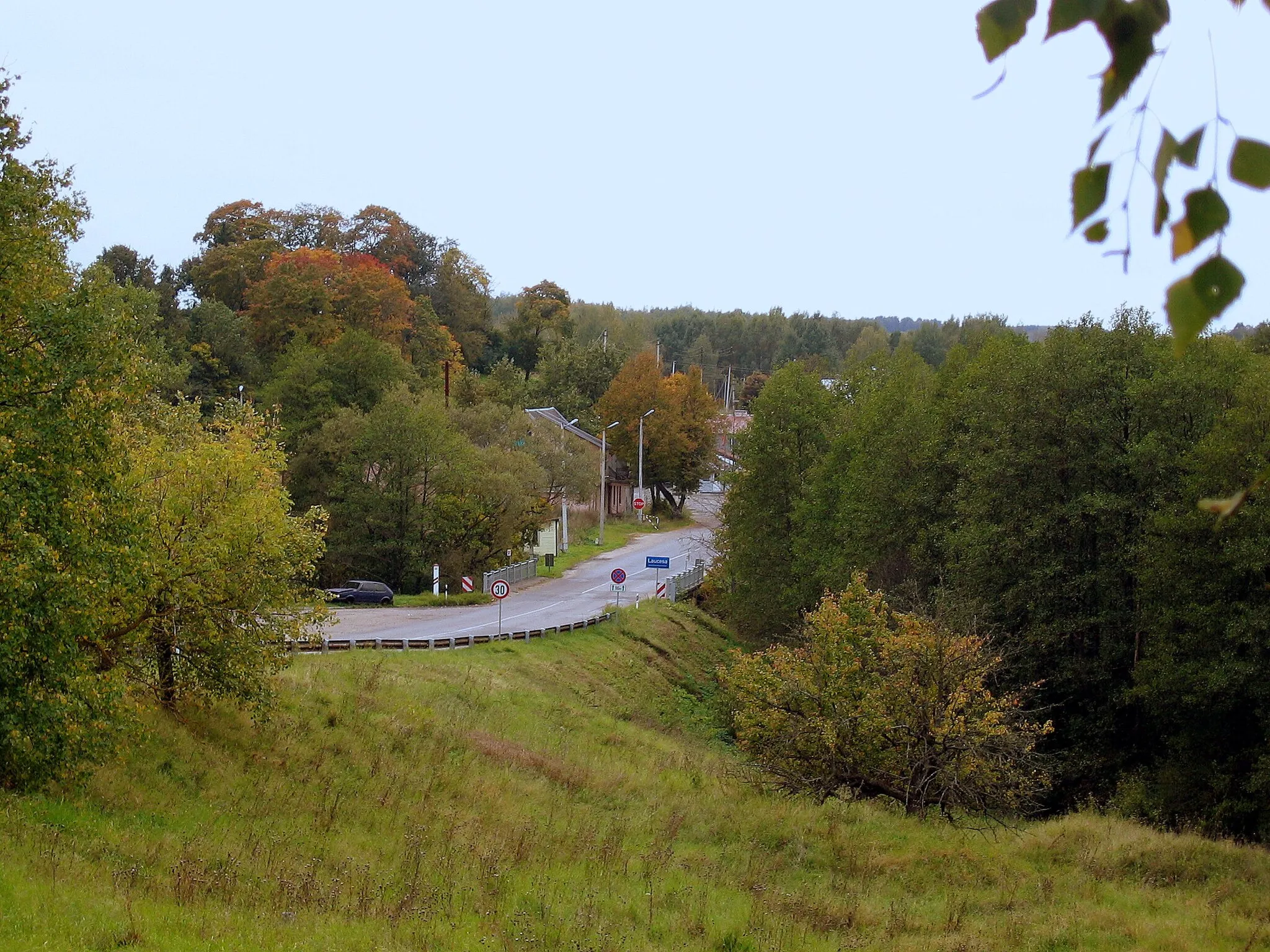 Photo showing: E262 near Latvian-Lithuanian border