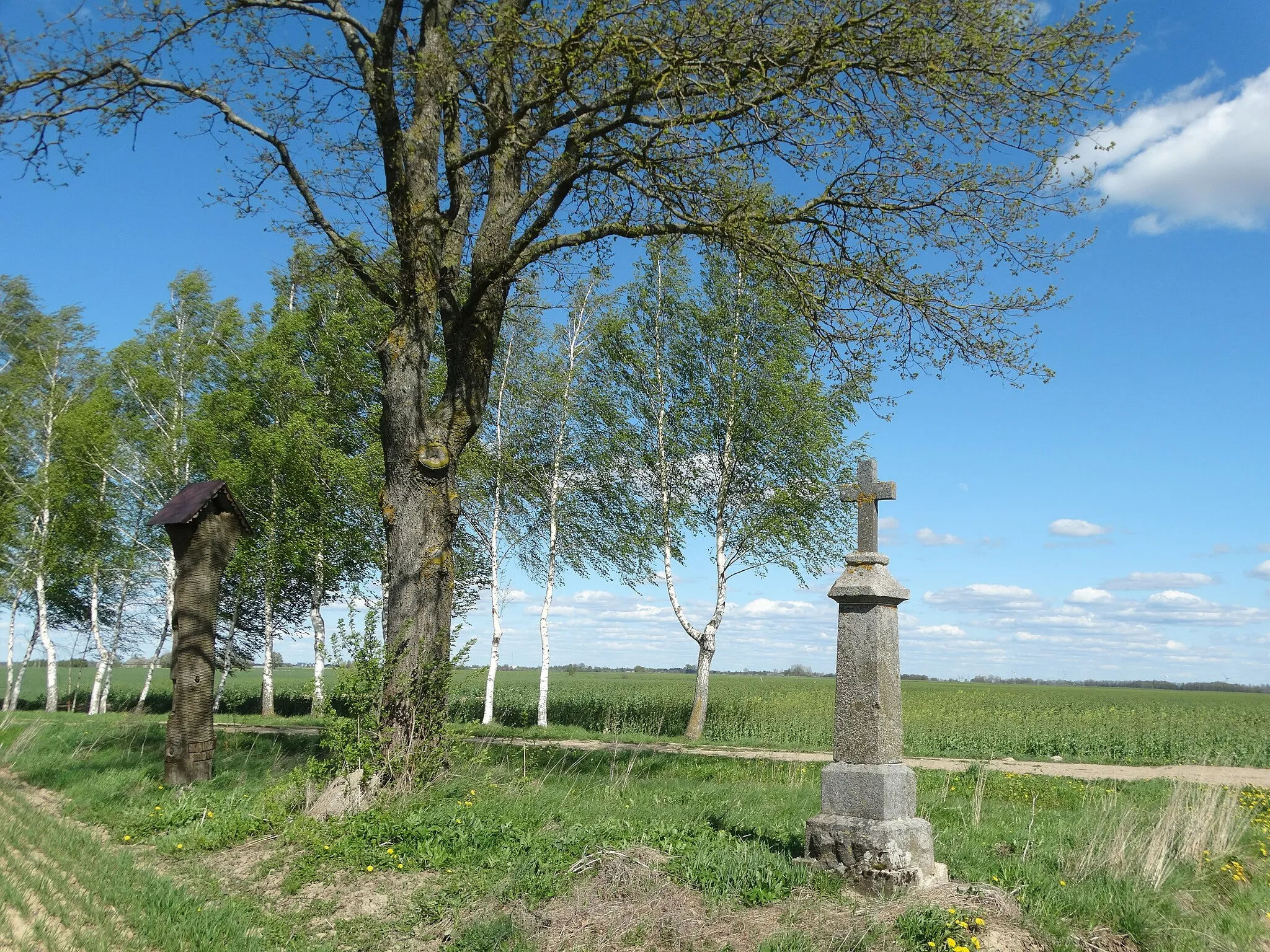 Photo showing: Site of the former homestead of Valentinas Dėdinas, Vaitiekupiai, Šakiai District, Lithuania