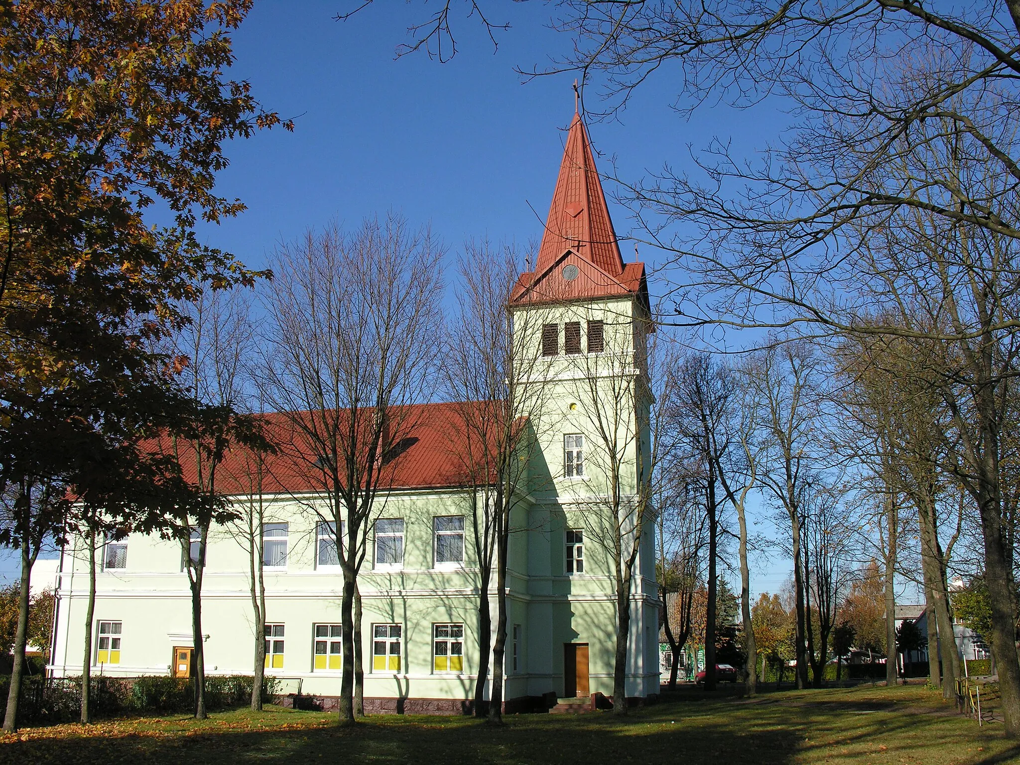 Photo showing: Mažeikių liuteronų bažnyčia