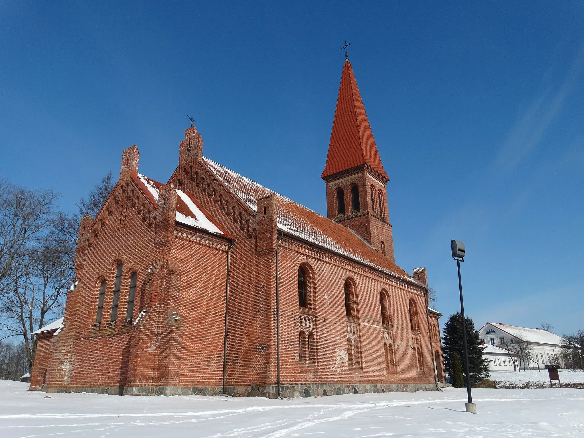 Photo showing: Lutheran Church, Vilkyškiai, Pagėgiai Municipality, Lithuania