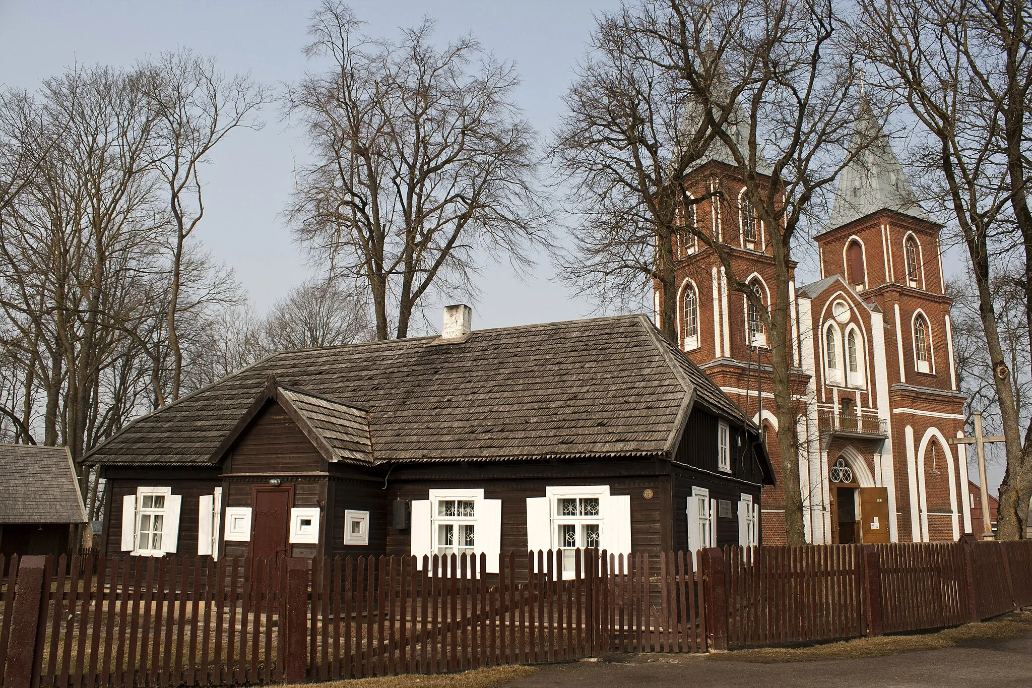 Photo showing: Papile church and museum