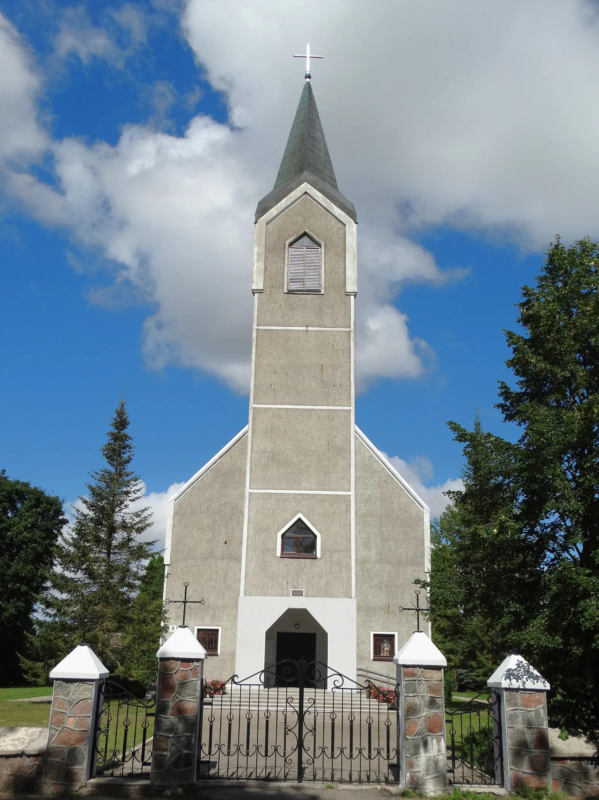 Photo showing: Catholic Church, Jokūbavas, Kretinga District, Lithuania