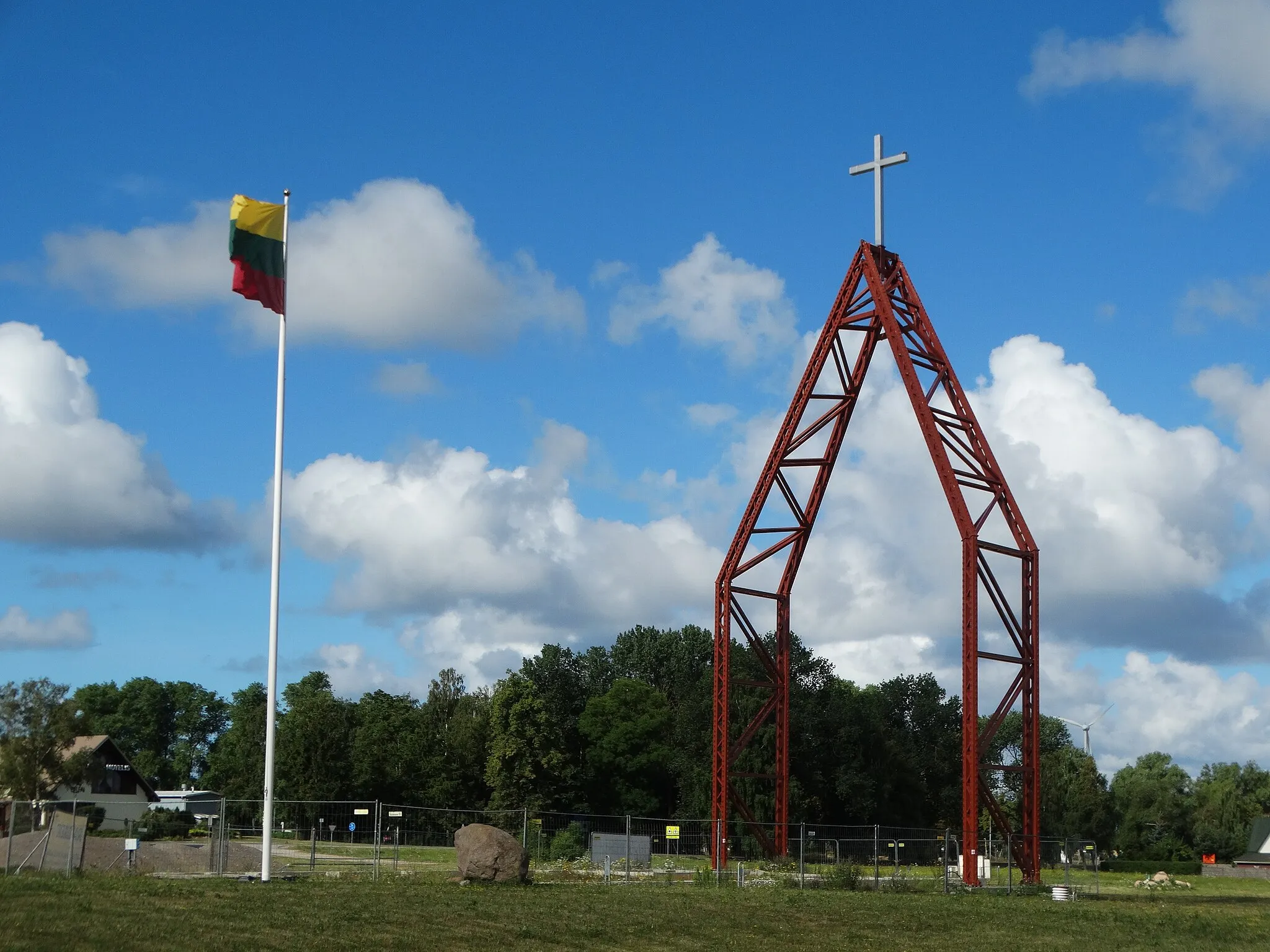 Photo showing: The future church, Vydmantai, Kretinga District, Lithuania