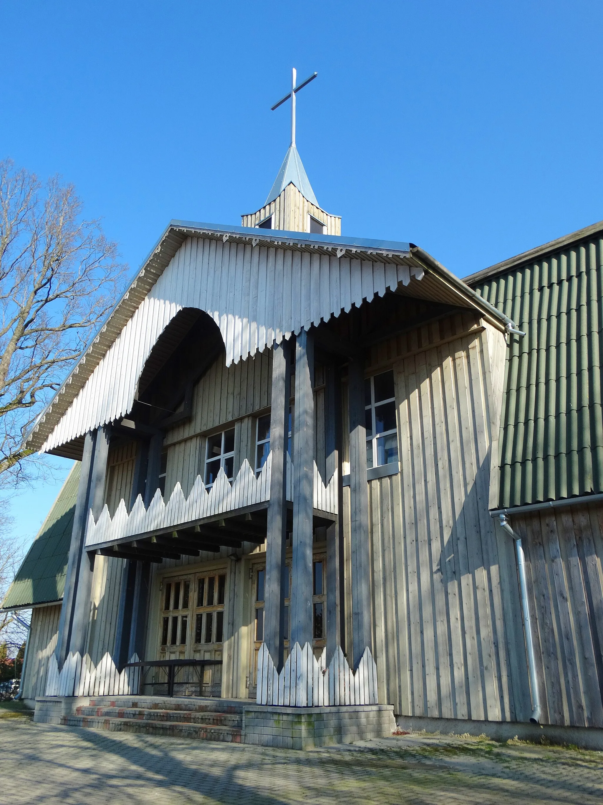 Photo showing: Catholic Church, Endriejavas, Klaipėda District, Lithuania