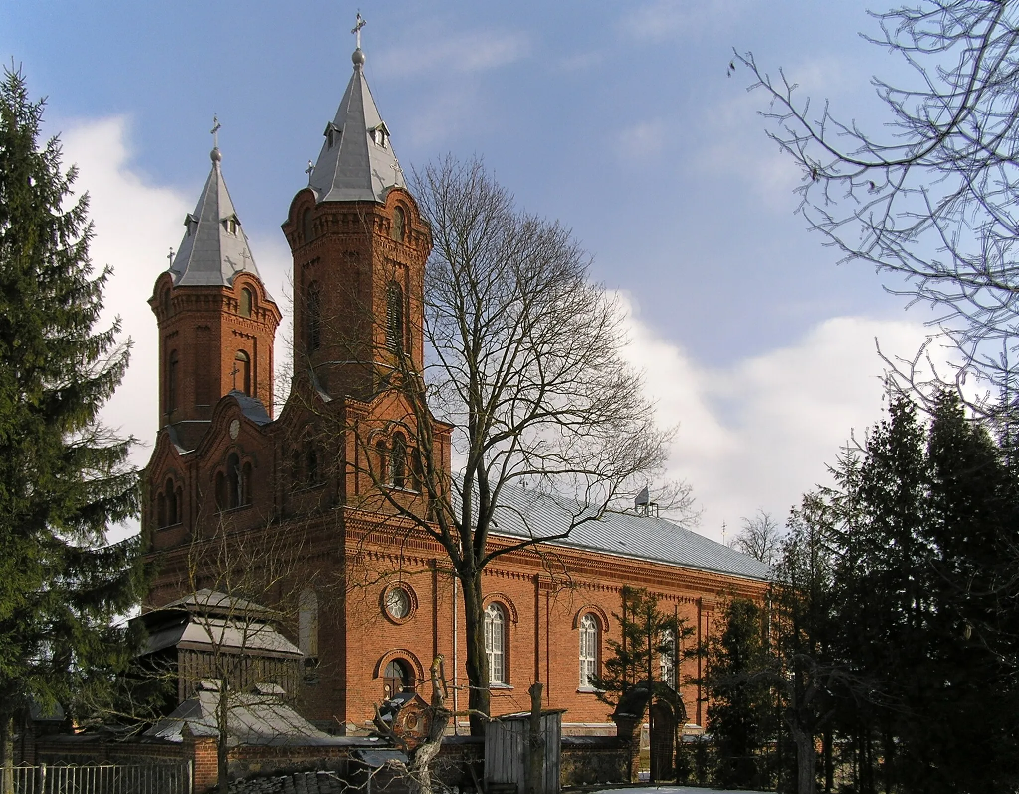 Photo showing: Vaškų bažnyčia iš šiaurės vakarų pusės  Donatas Vertelka