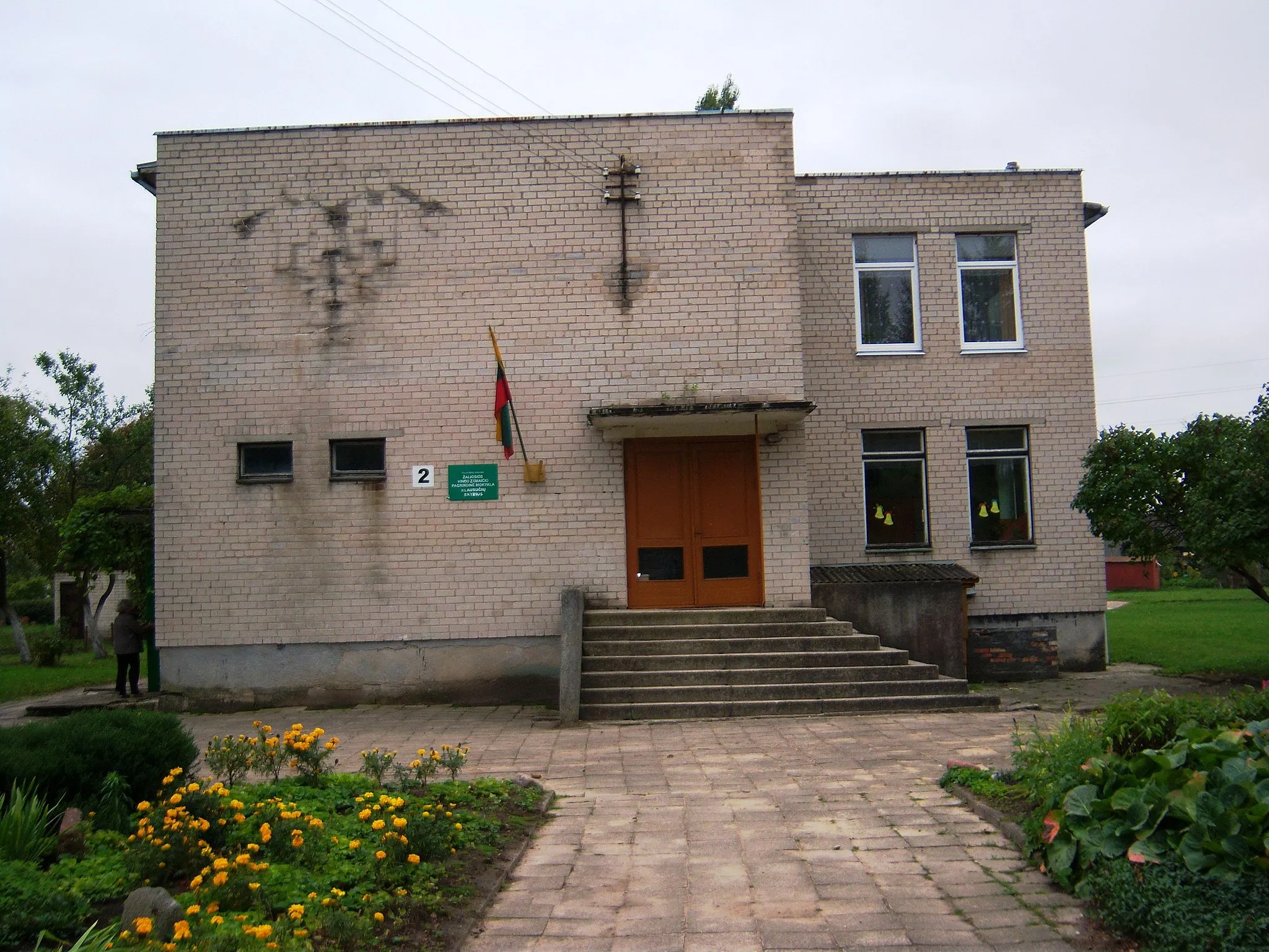 Photo showing: Klausučiai school, Vilkaviškis District, Lithuania