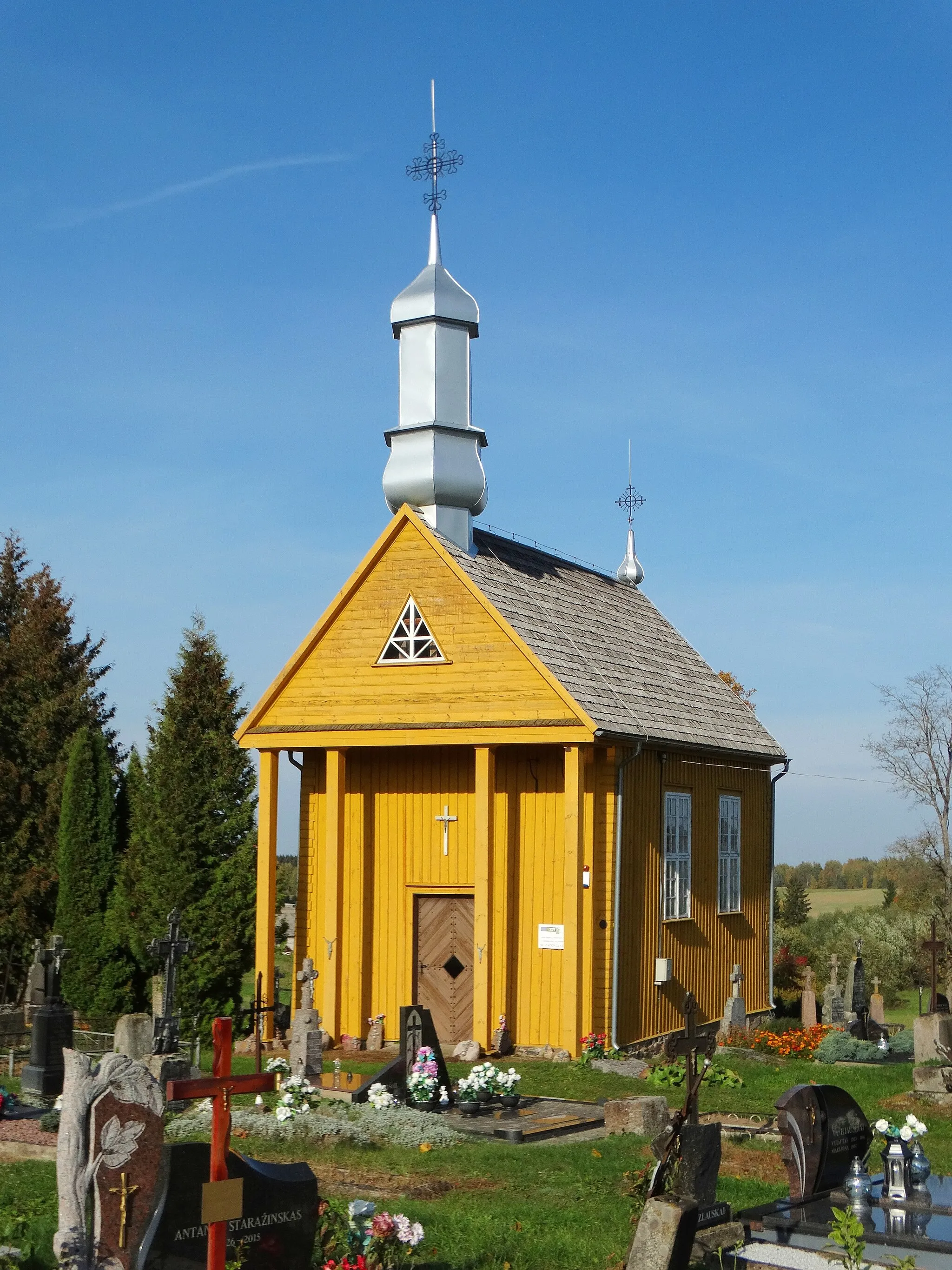 Photo showing: Lioliai, chapel, Kelmė district, Lithuania