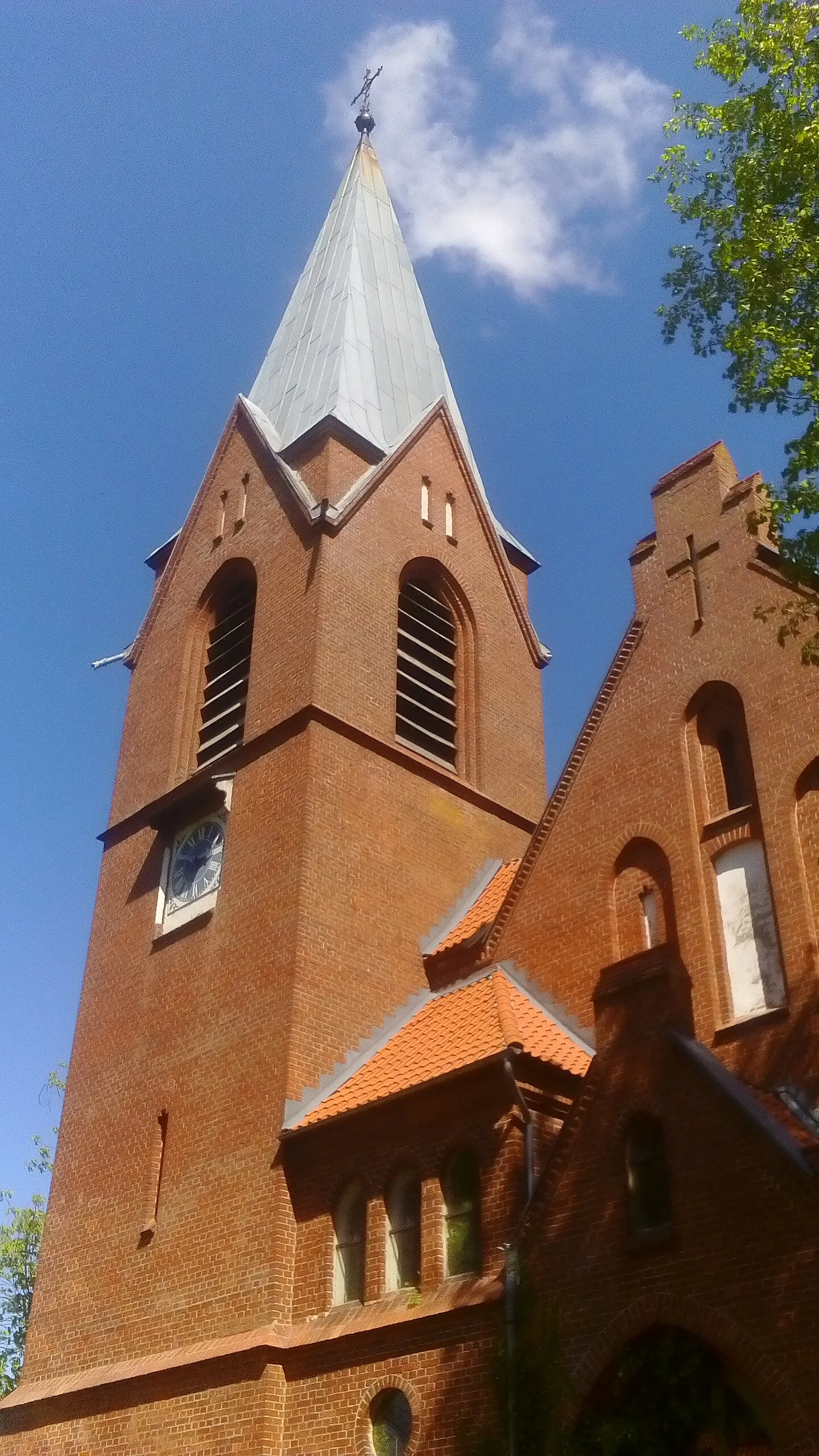 Photo showing: Evangelical Lutheran Church in Plikiai