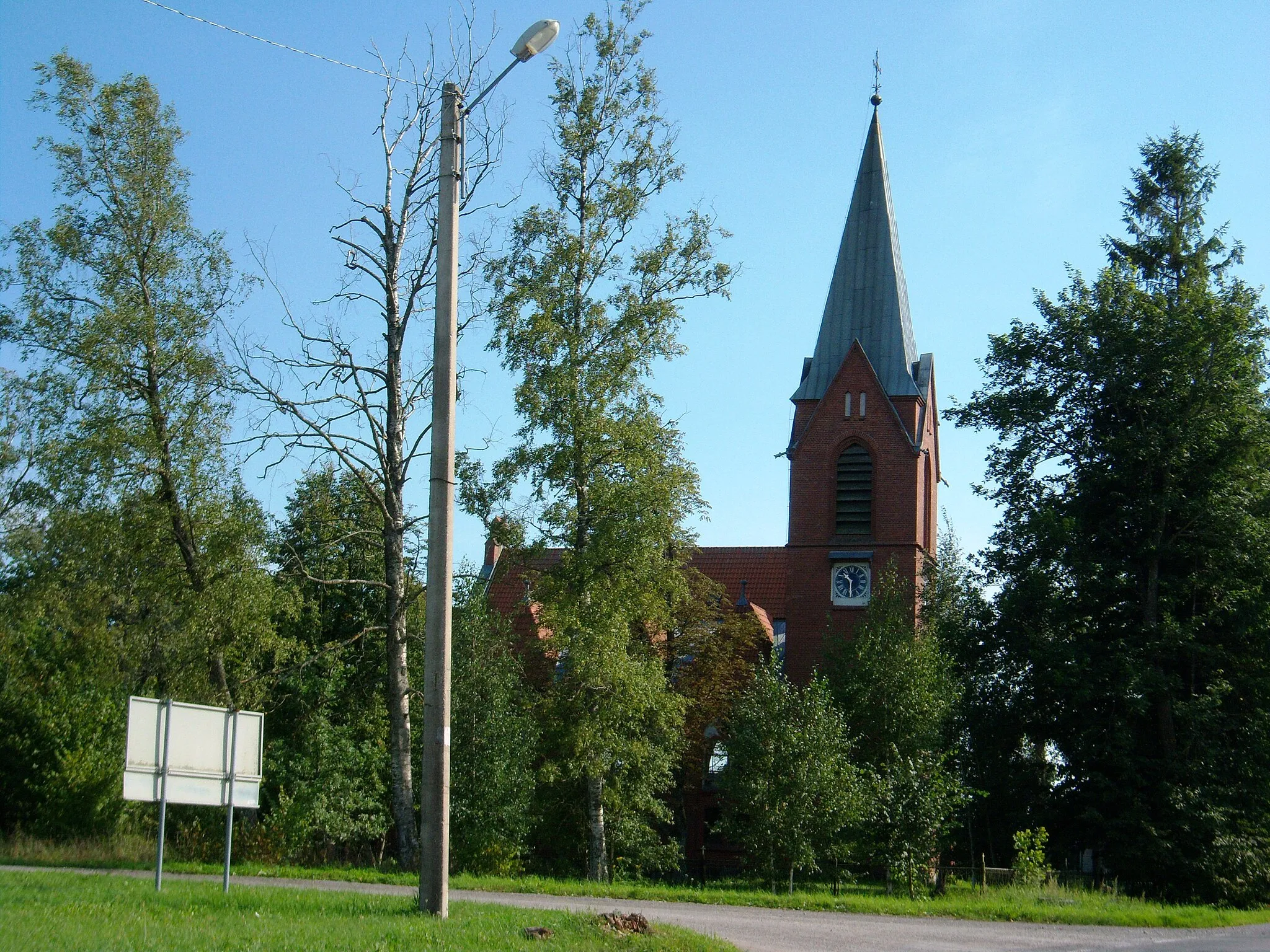 Photo showing: Plikiai Lutheran church, Klaipėda District. Lithuania
