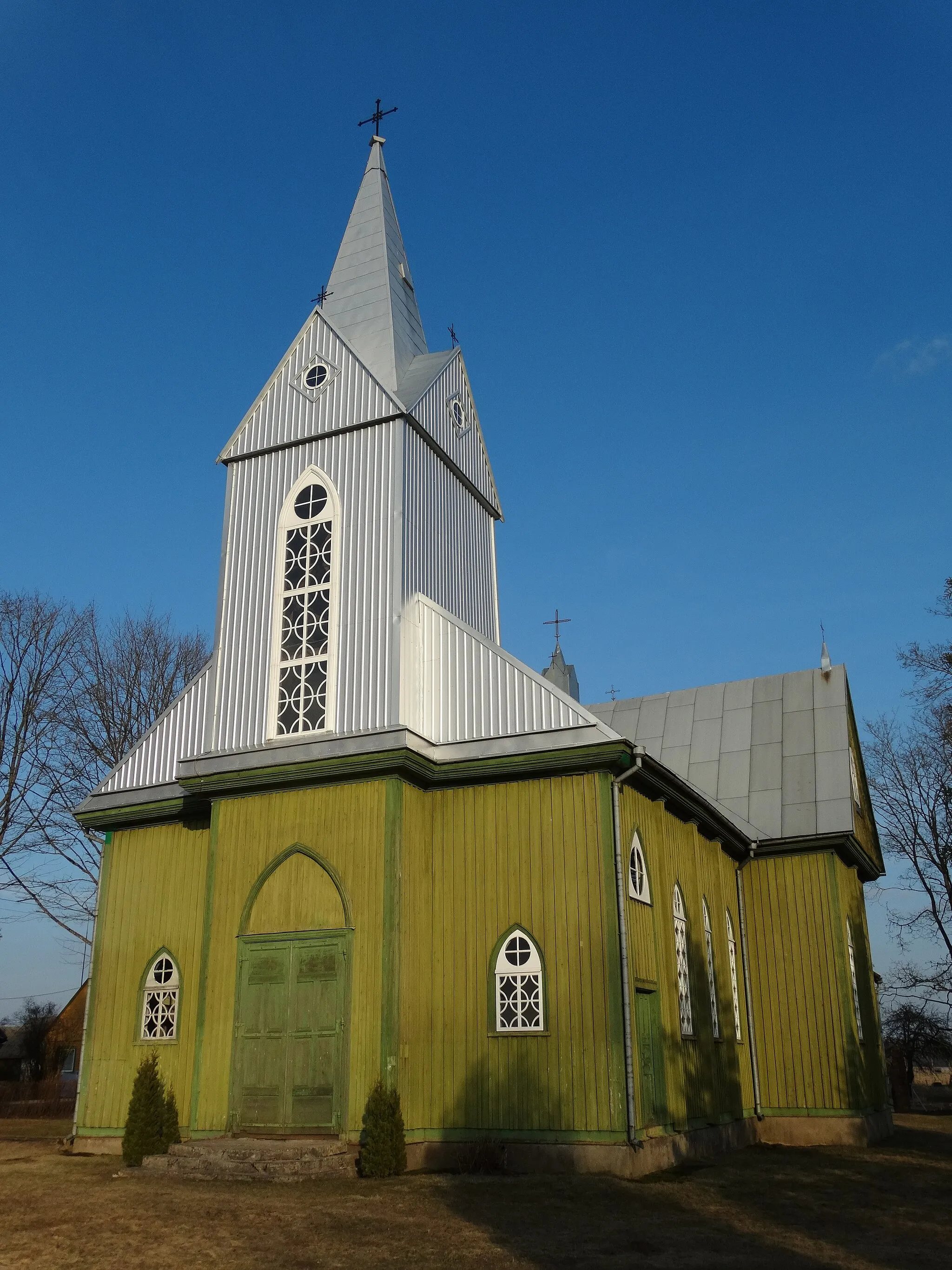 Photo showing: Church of St. Bishop Martin, Šimkaičiai, Jurbarkas district, Lithuania