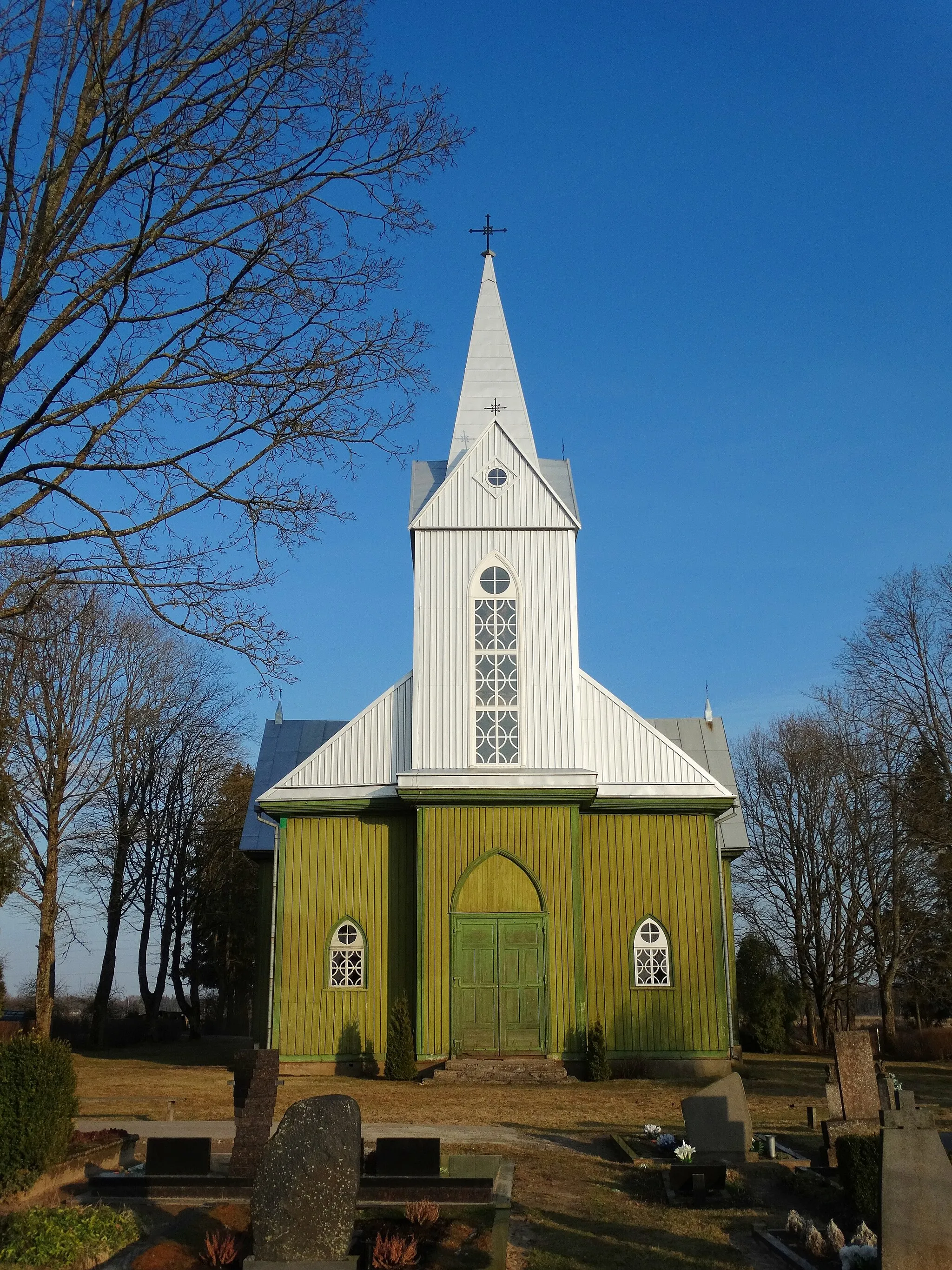Photo showing: Church of St. Bishop Martin, Šimkaičiai, Jurbarkas district, Lithuania