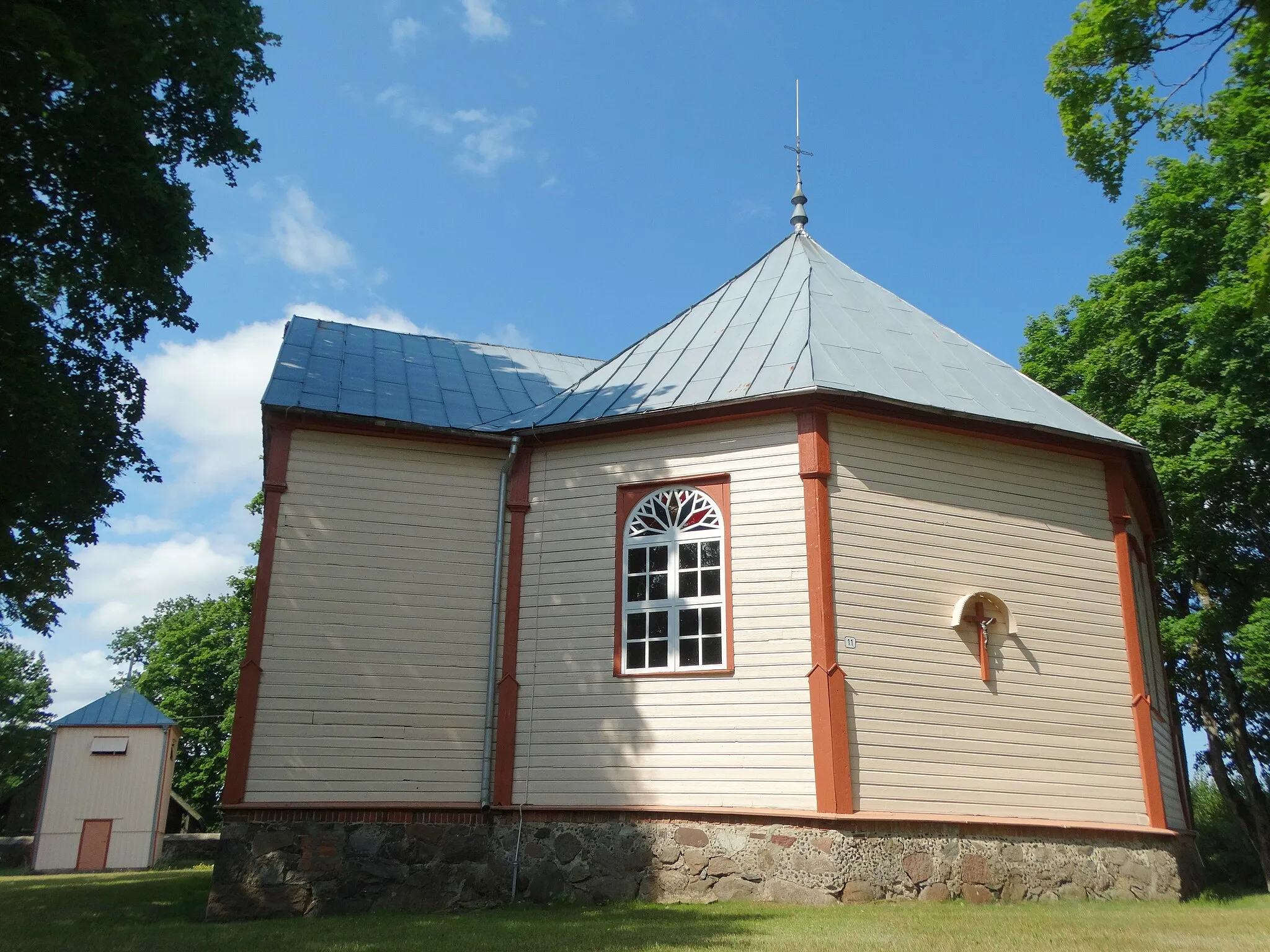 Photo showing: Catholic Church, Upyna, Šilalė district, Lithuania