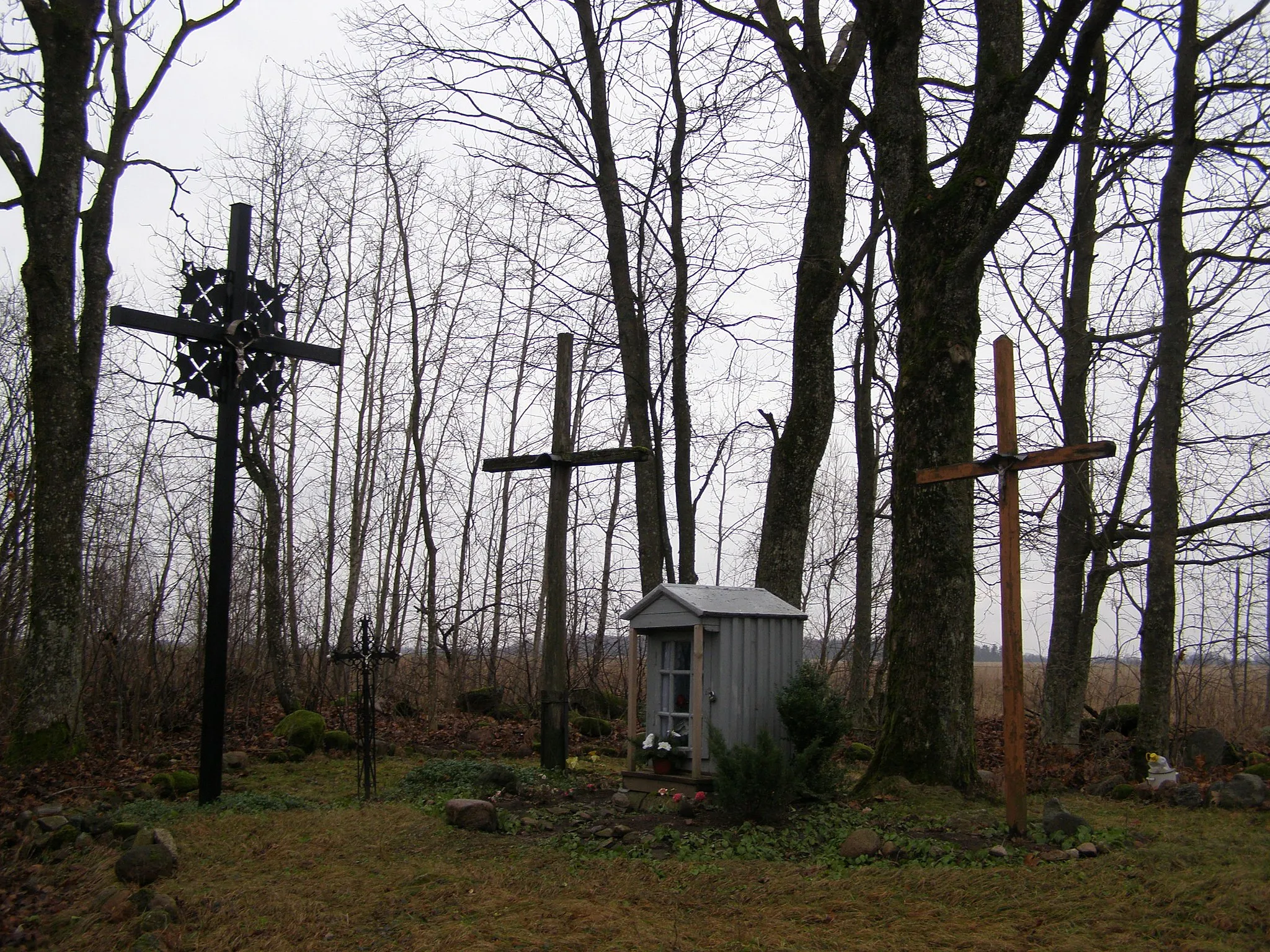 Photo showing: Klibiai cemetery, Kretinga district, Lithuania