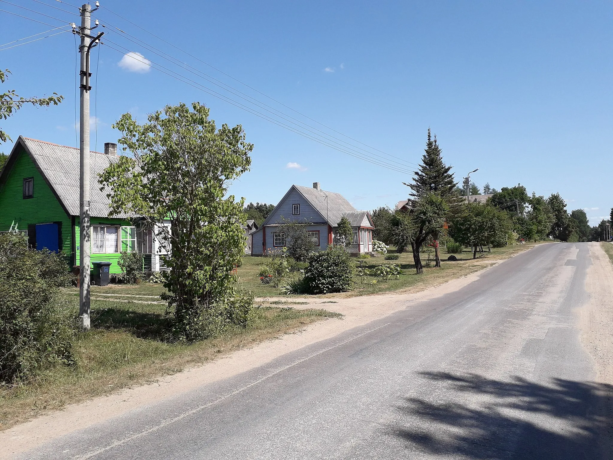 Photo showing: Kuniškiai village in Anykščiai District, Lithuania