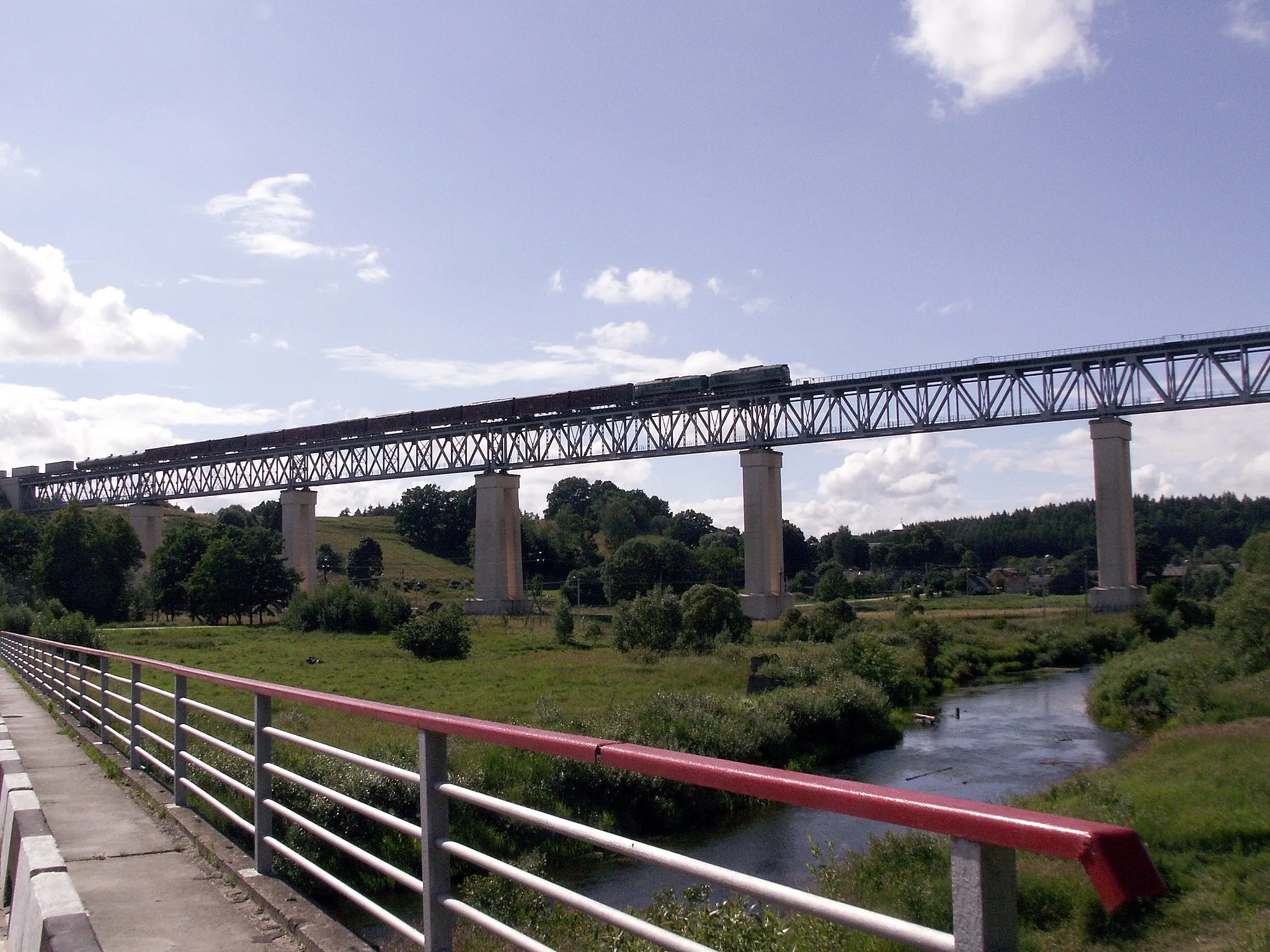 Photo showing: Lyduvėnai bridge