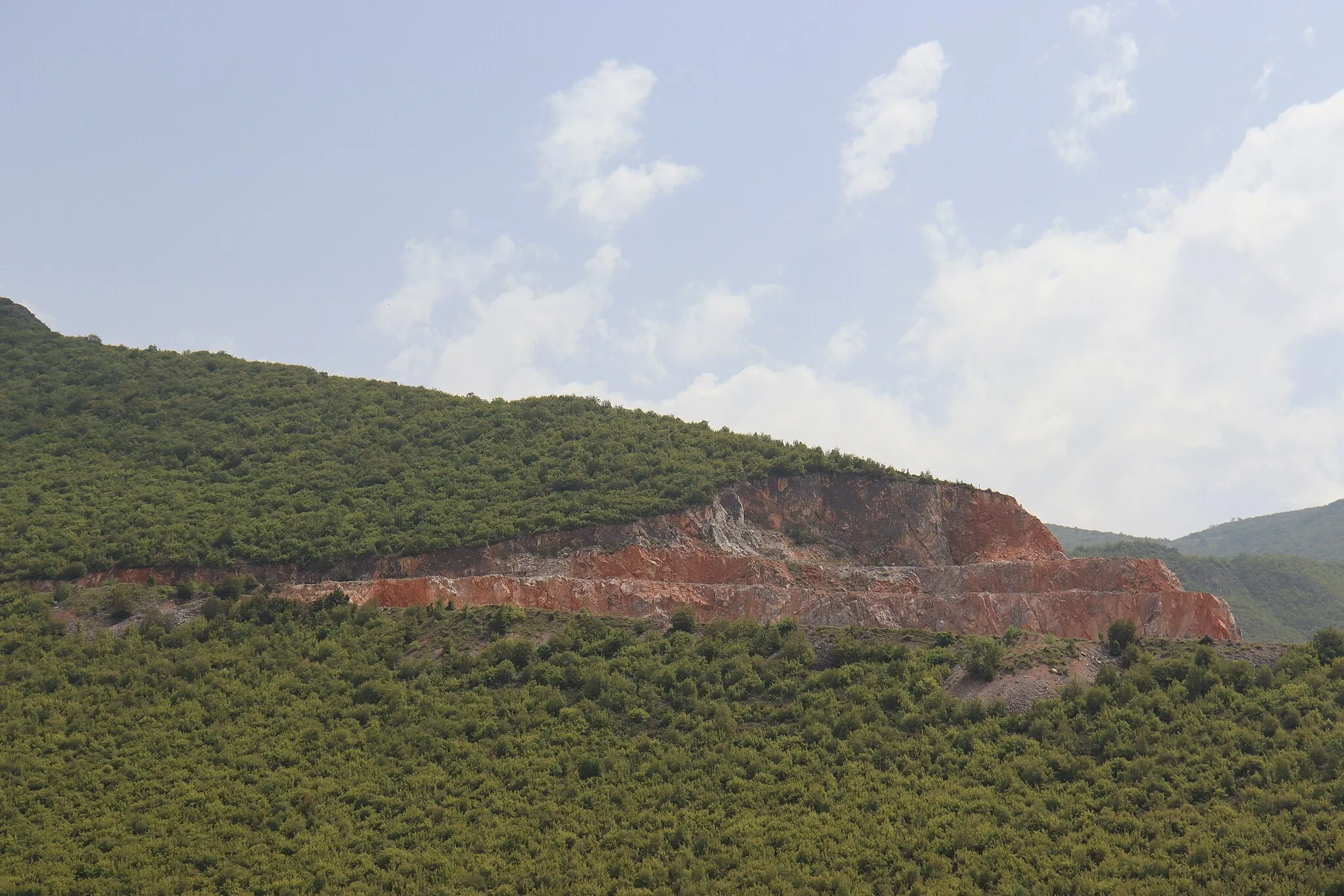 Photo showing: A view of Čajle mine