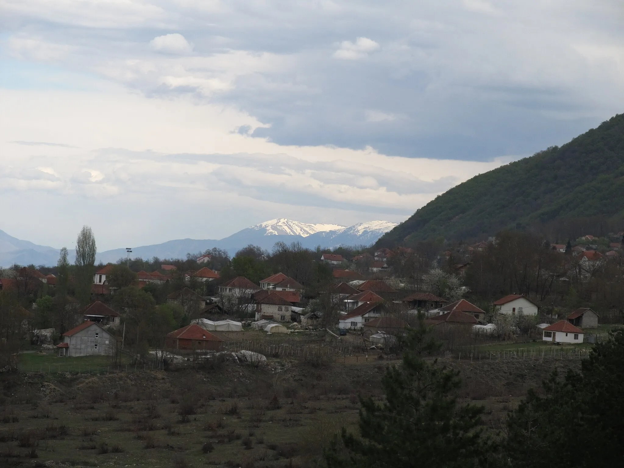 Photo showing: General view of the village Borisovo, Мacedonia