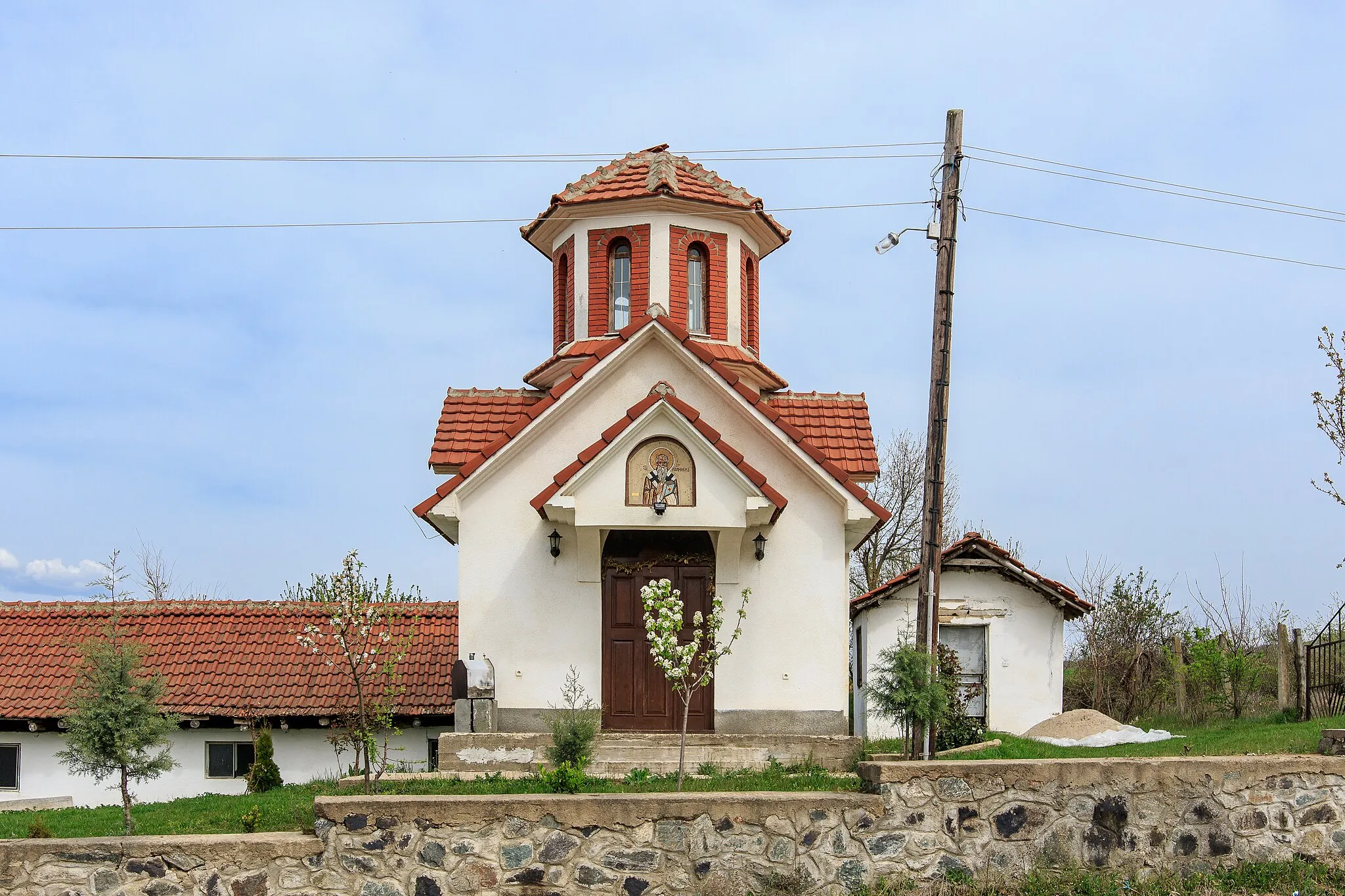 Photo showing: View of the St. Athanasius Church in the village Dedino