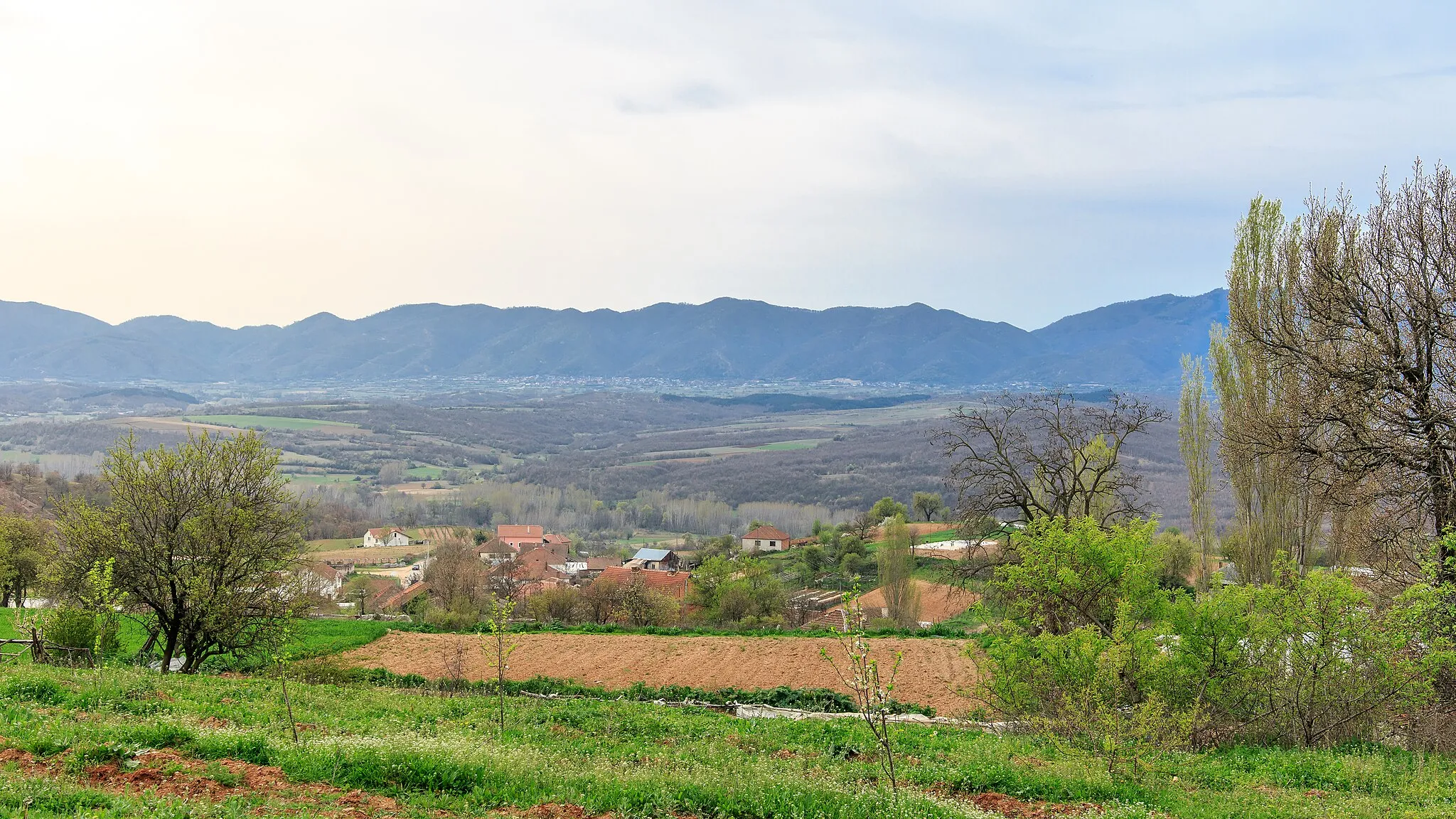 Photo showing: Panoramic view of one part of the village Gabrevci