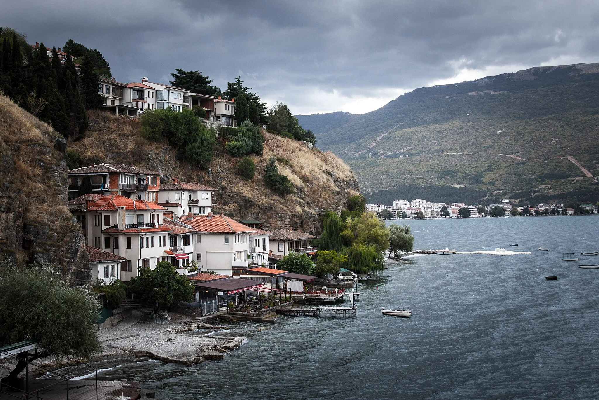 Photo showing: Kaneo settlement in Ohrid