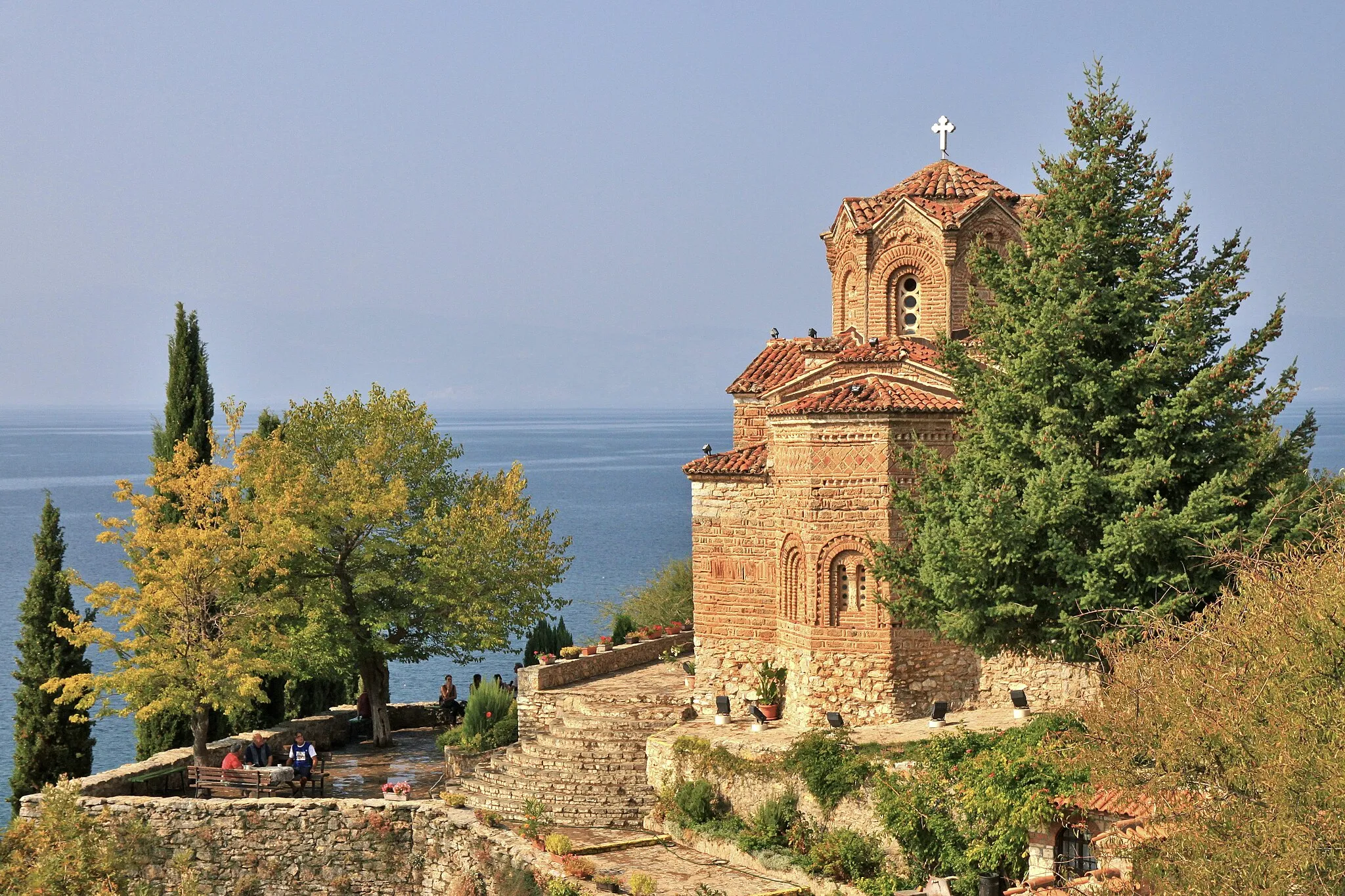 Photo showing: Church of St. John at Kaneo. Ohrid, Macedonia.