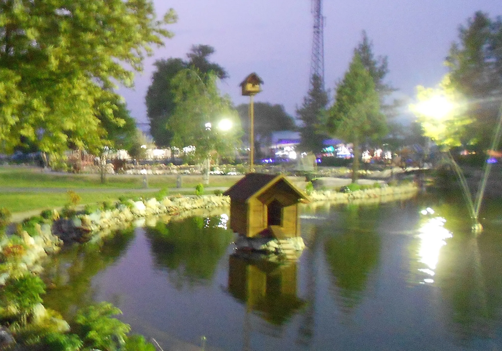Photo showing: The newly build lake in the city of Strumica in Macedonia.