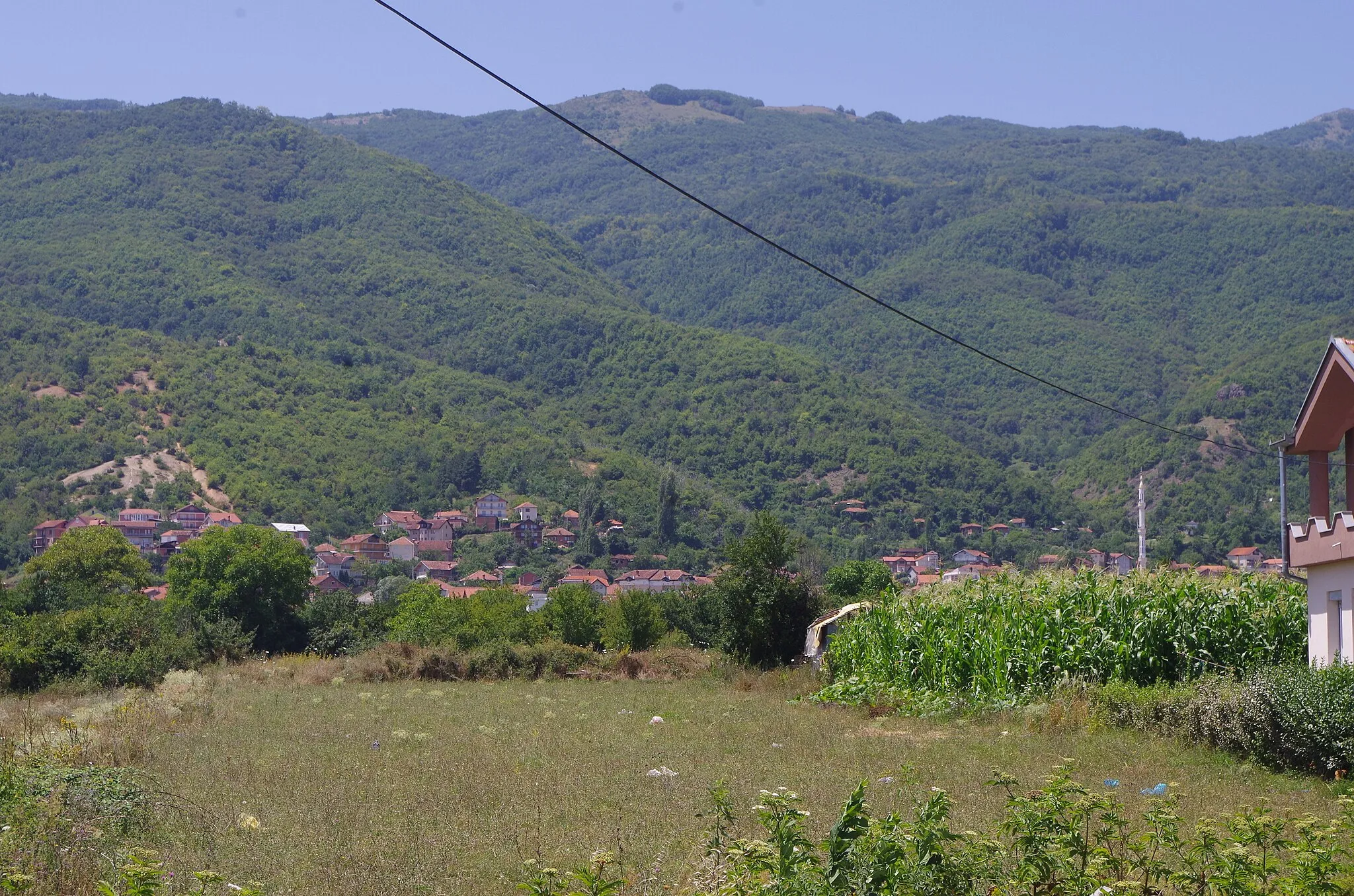 Photo showing: Panoramic view of the village of Radolišta