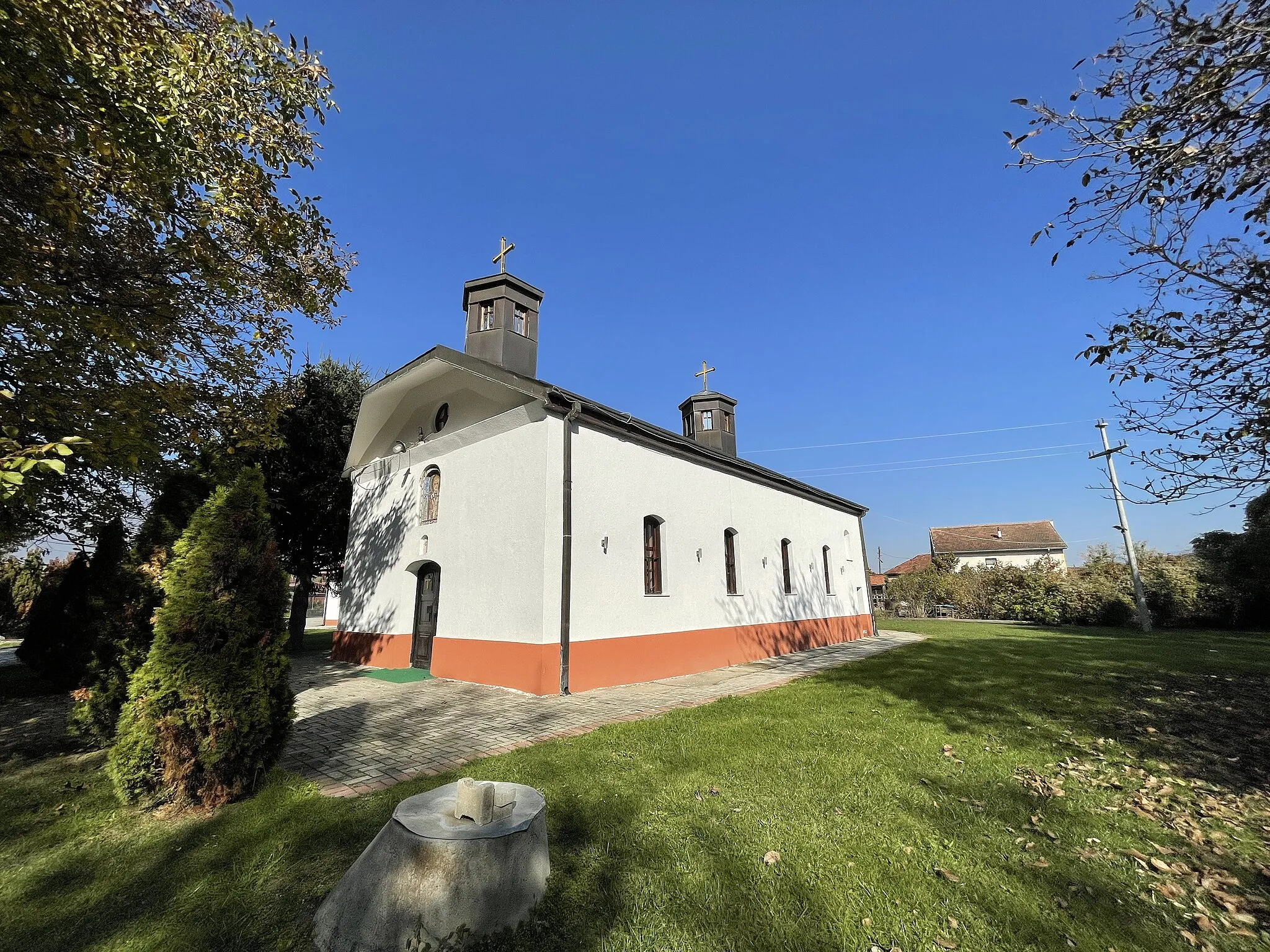 Photo showing: View of the St. Nicholas Church in the village Žilče