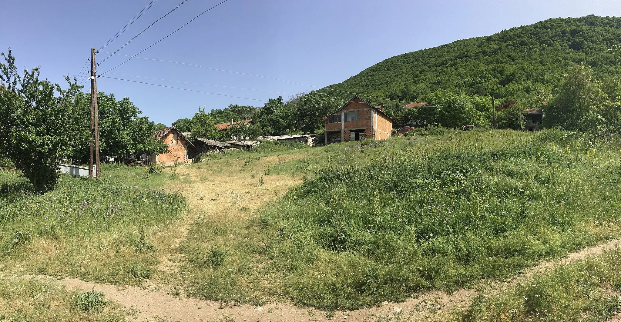 Photo showing: A panoramic view in the village of Kalanjevo