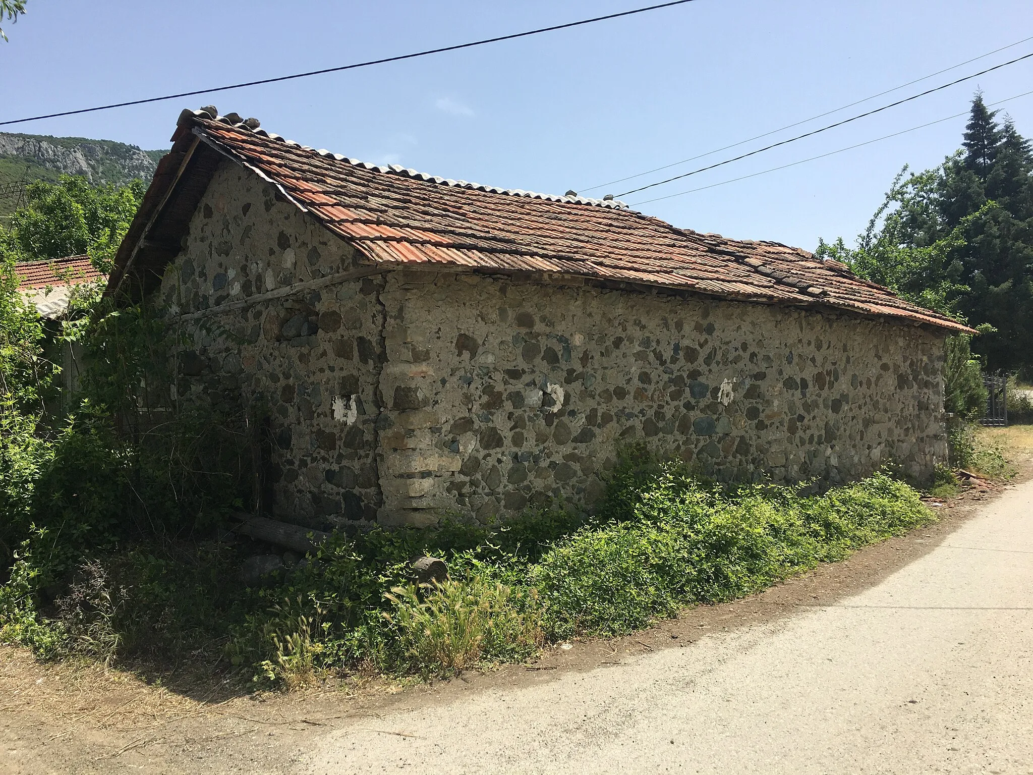 Photo showing: An old house in the village of Dren