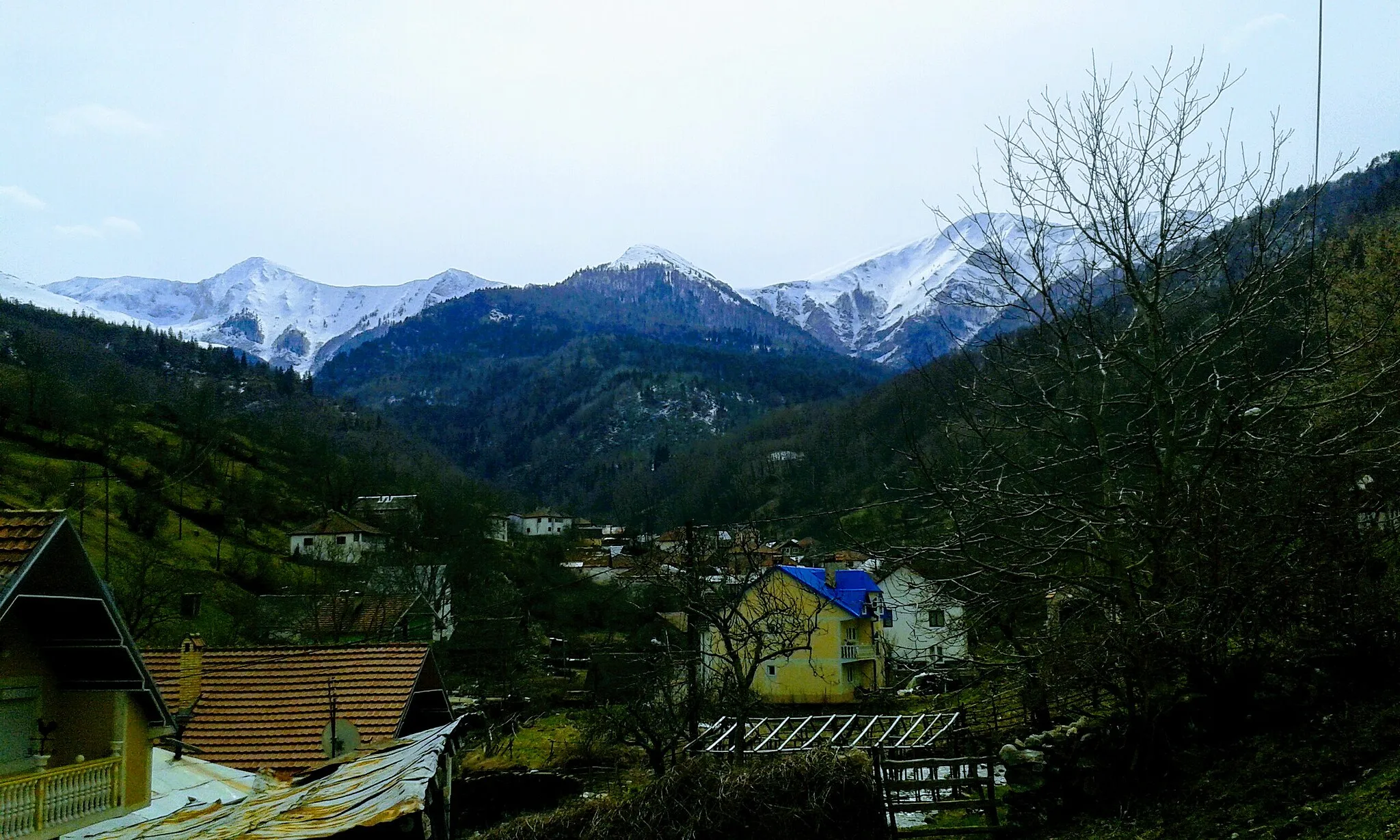 Photo showing: View of the village Patiška Reka