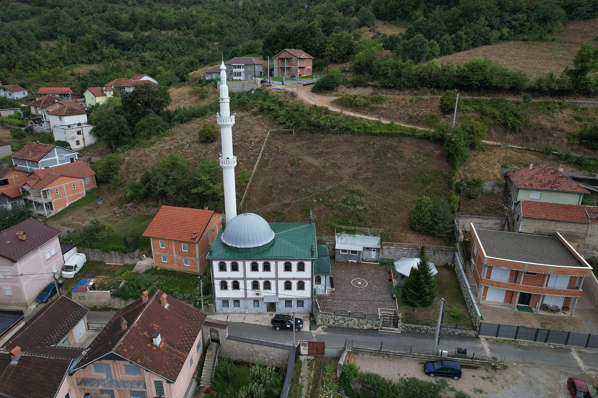 Photo showing: The mosque in the village of Lakavica