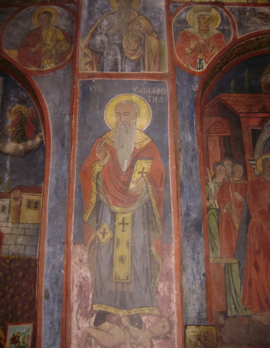 Photo showing: Veselchani Church Fresco