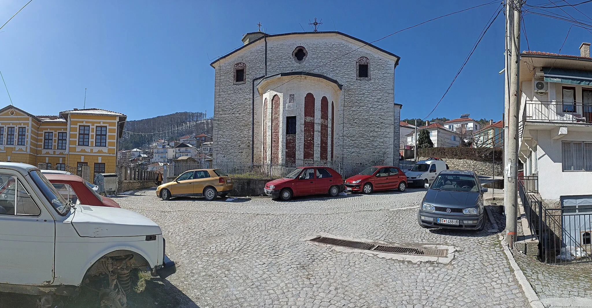 Photo showing: The neighbourhood (mahalle) of Mijačko Maalo, Kruševo, Macedonia.