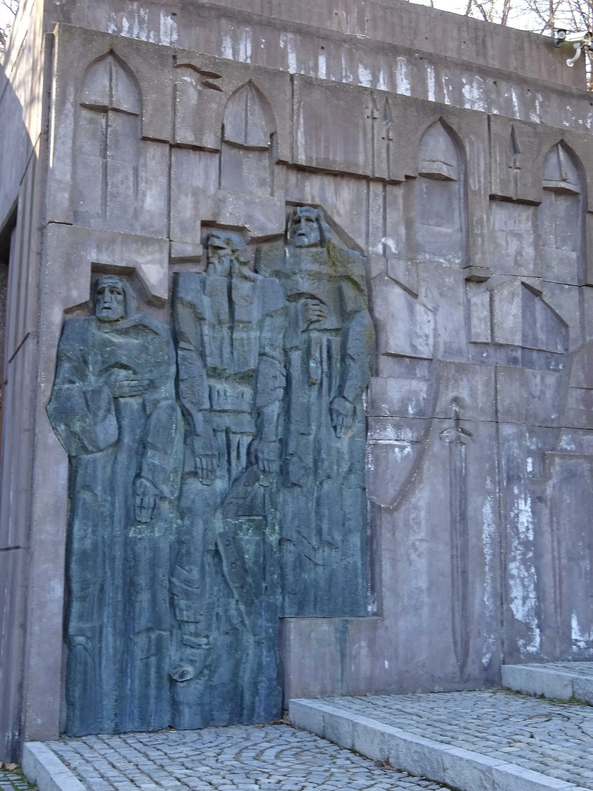 Photo showing: Паметник на цар Самуил, Самуилова крепост, край река Струмешница