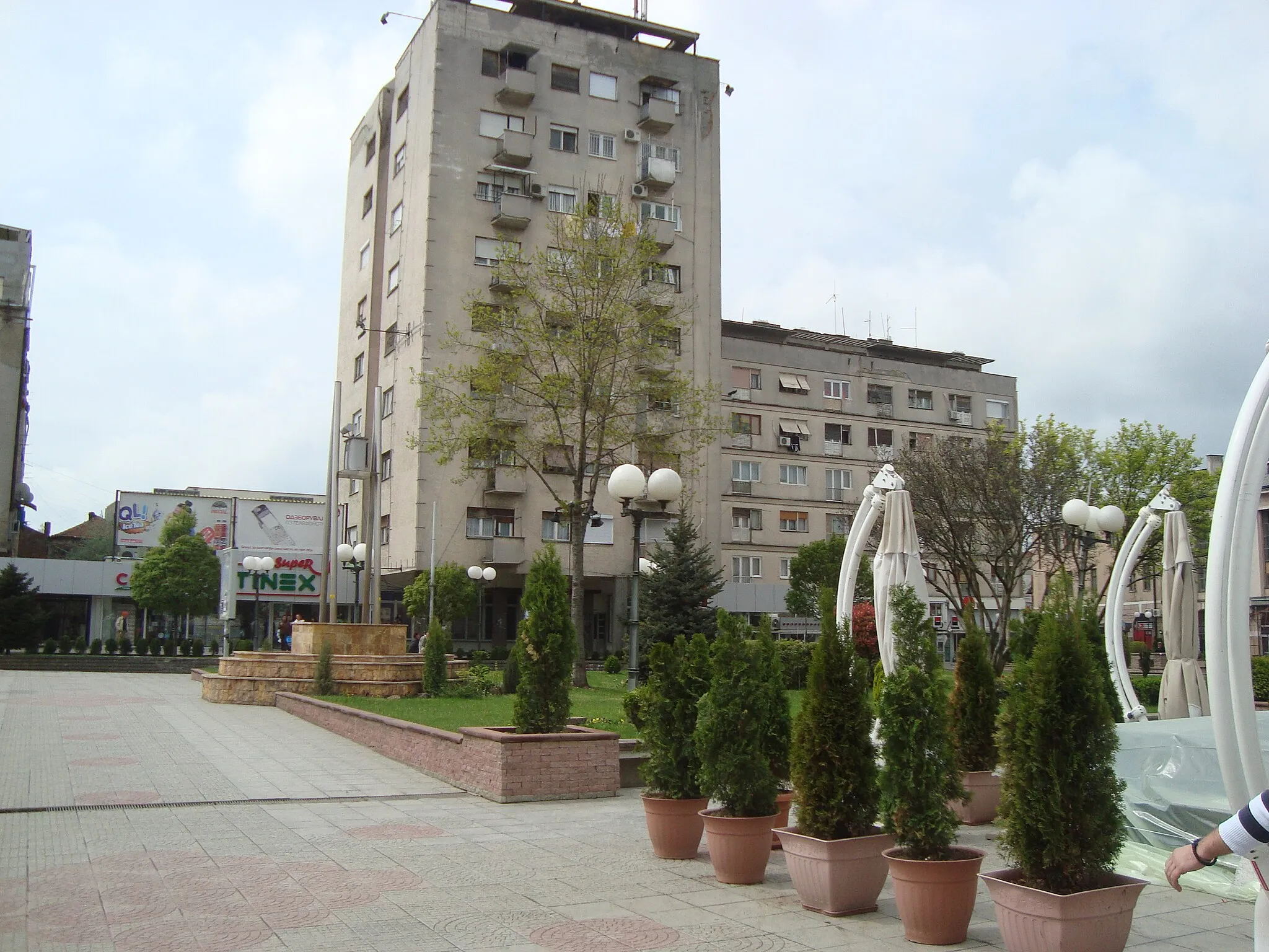 Photo showing: City Square, Kumanovo, Macedonia.