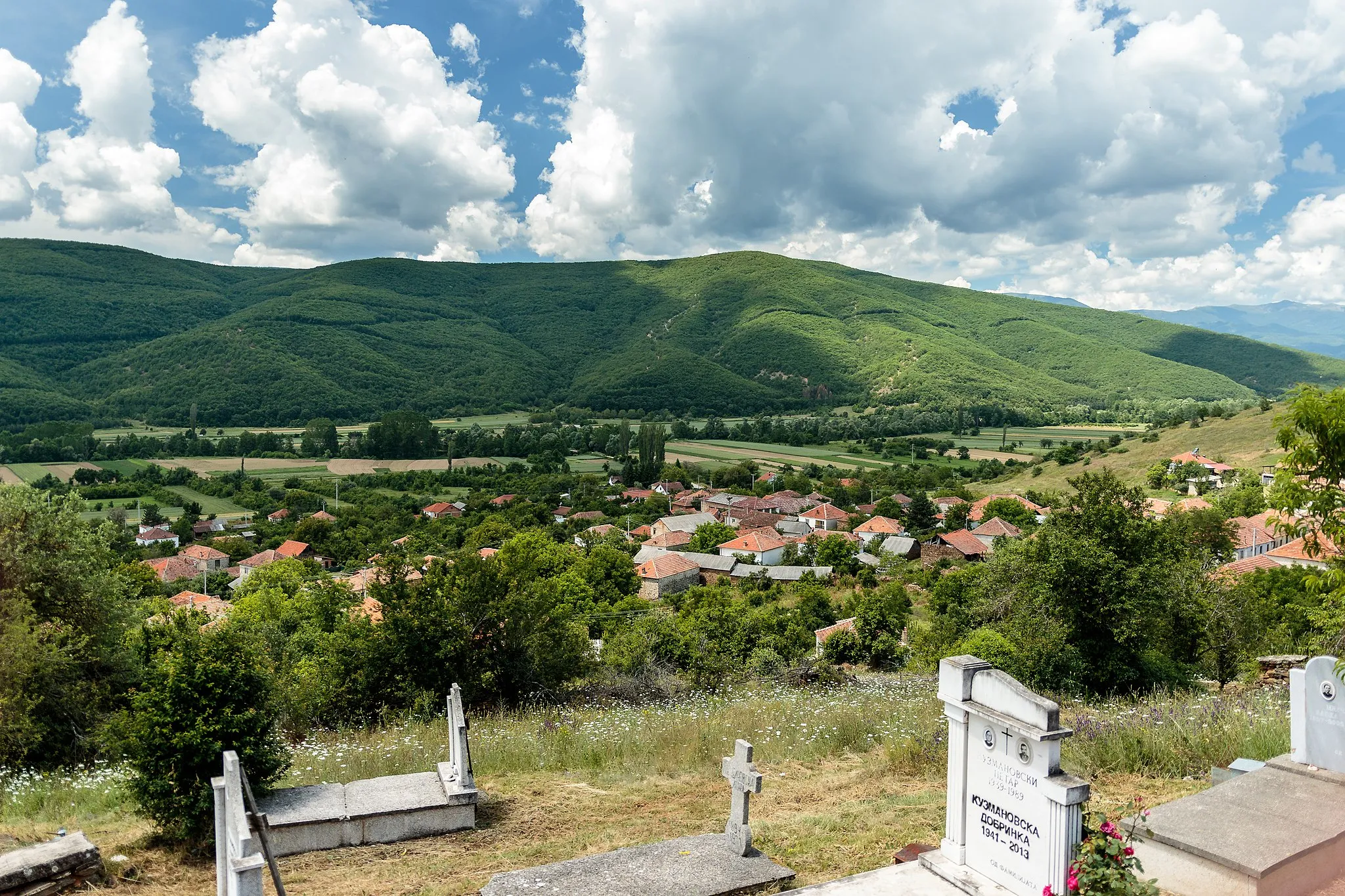 Photo showing: View of the village Pribilci