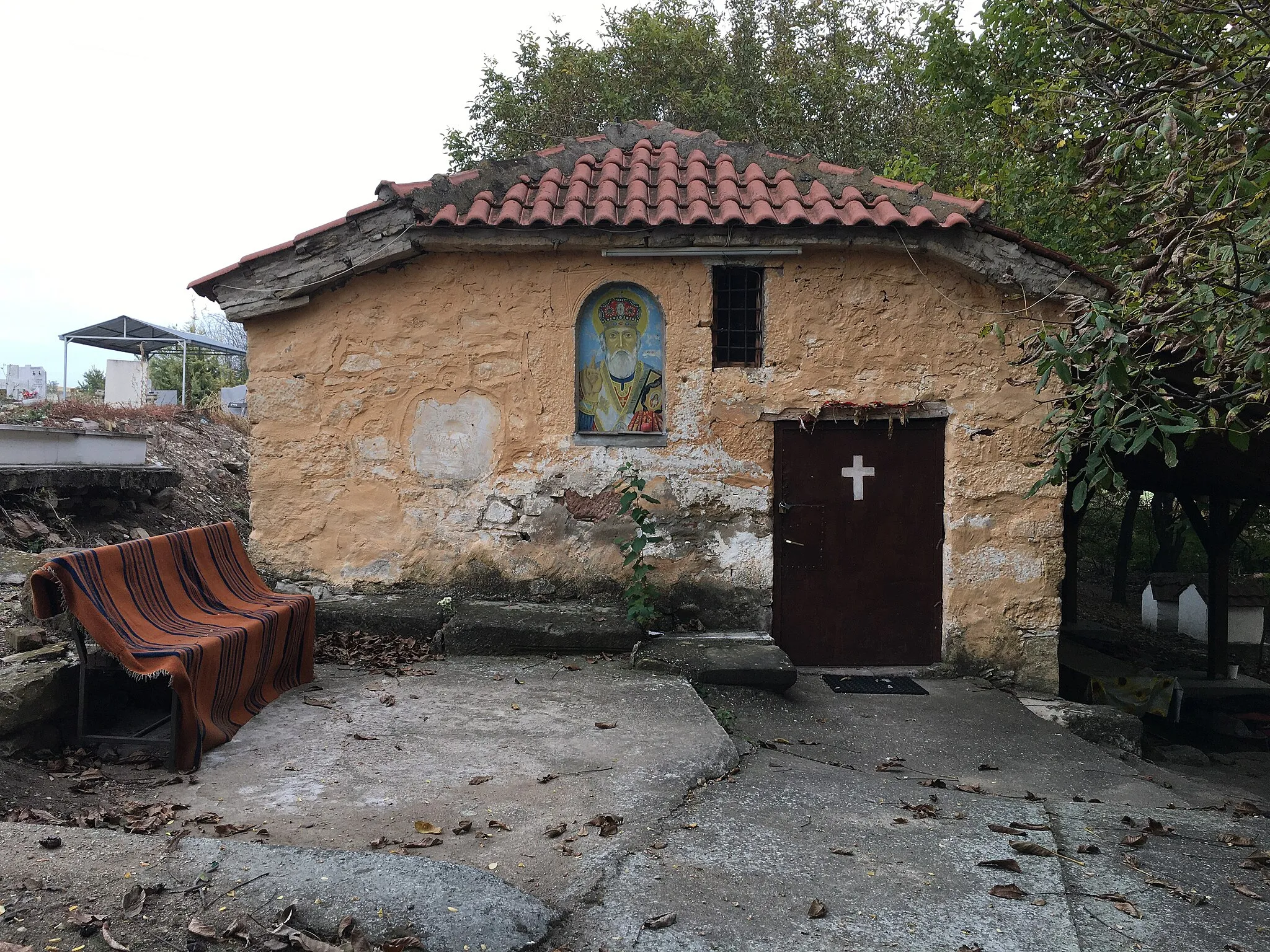 Photo showing: St. Nicholas Church in the village of Krupište