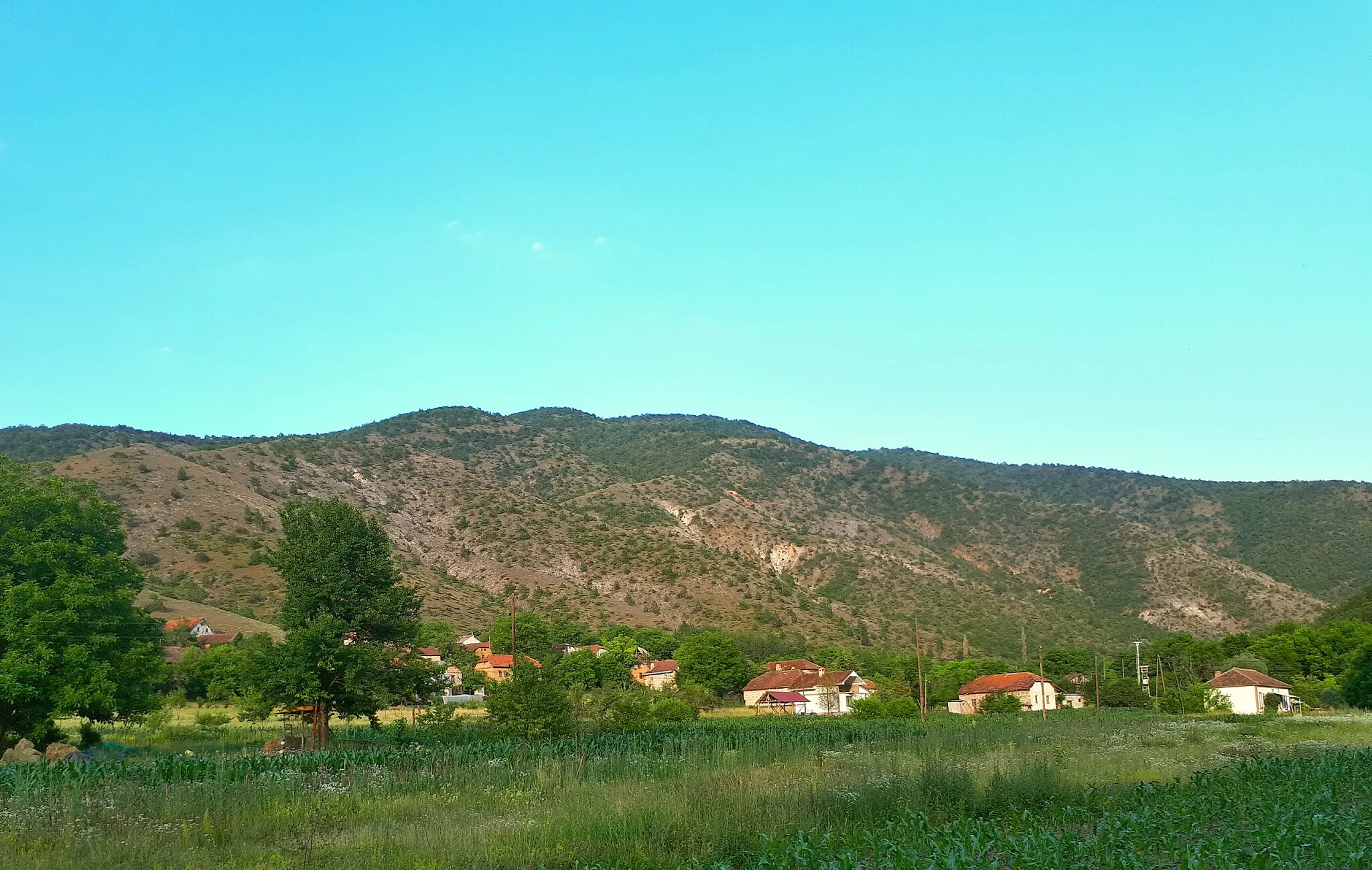 Photo showing: View of the village Modrište