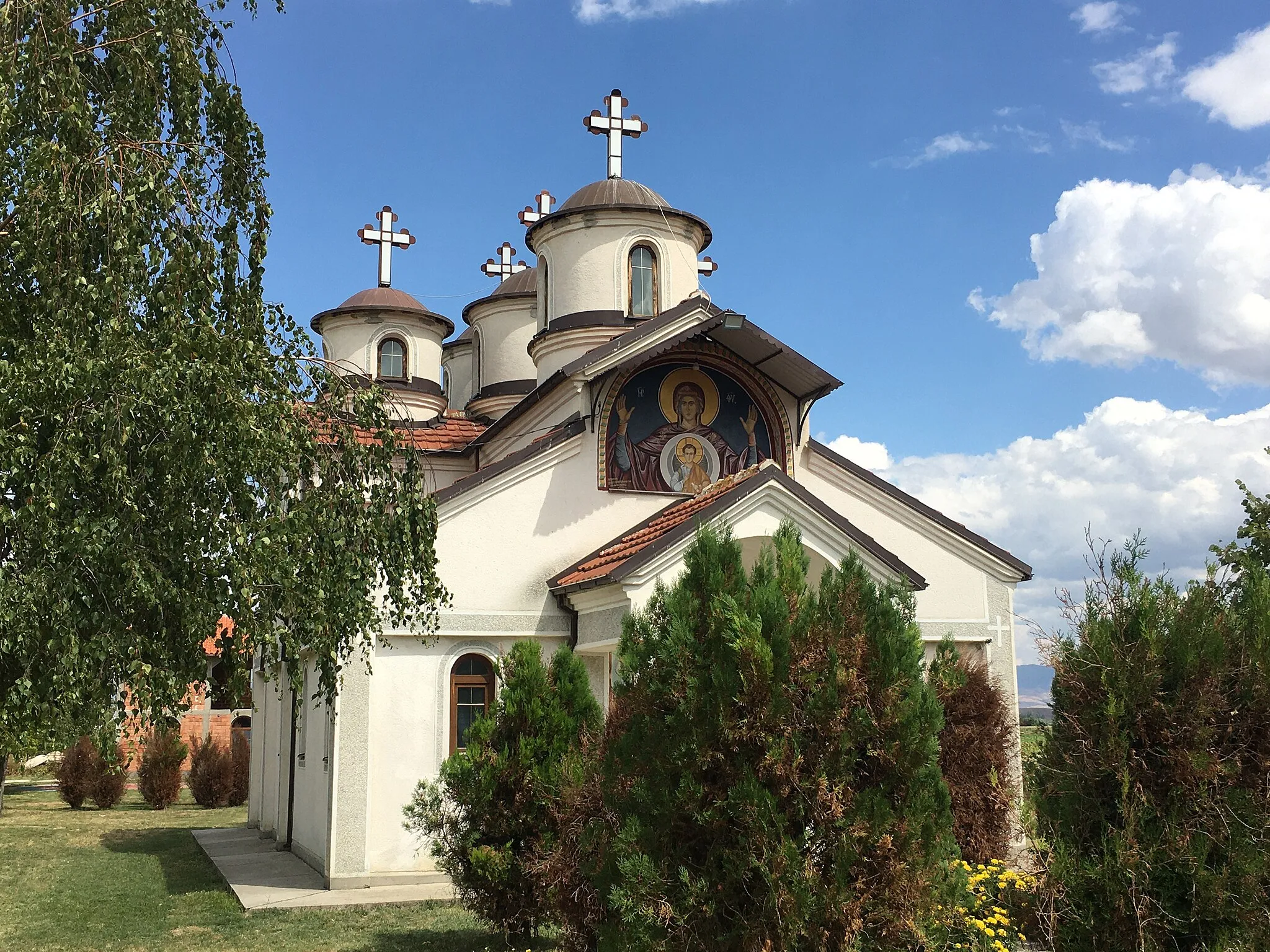 Photo showing: Dormition of the Theotokos Church of the Obršani Monastery