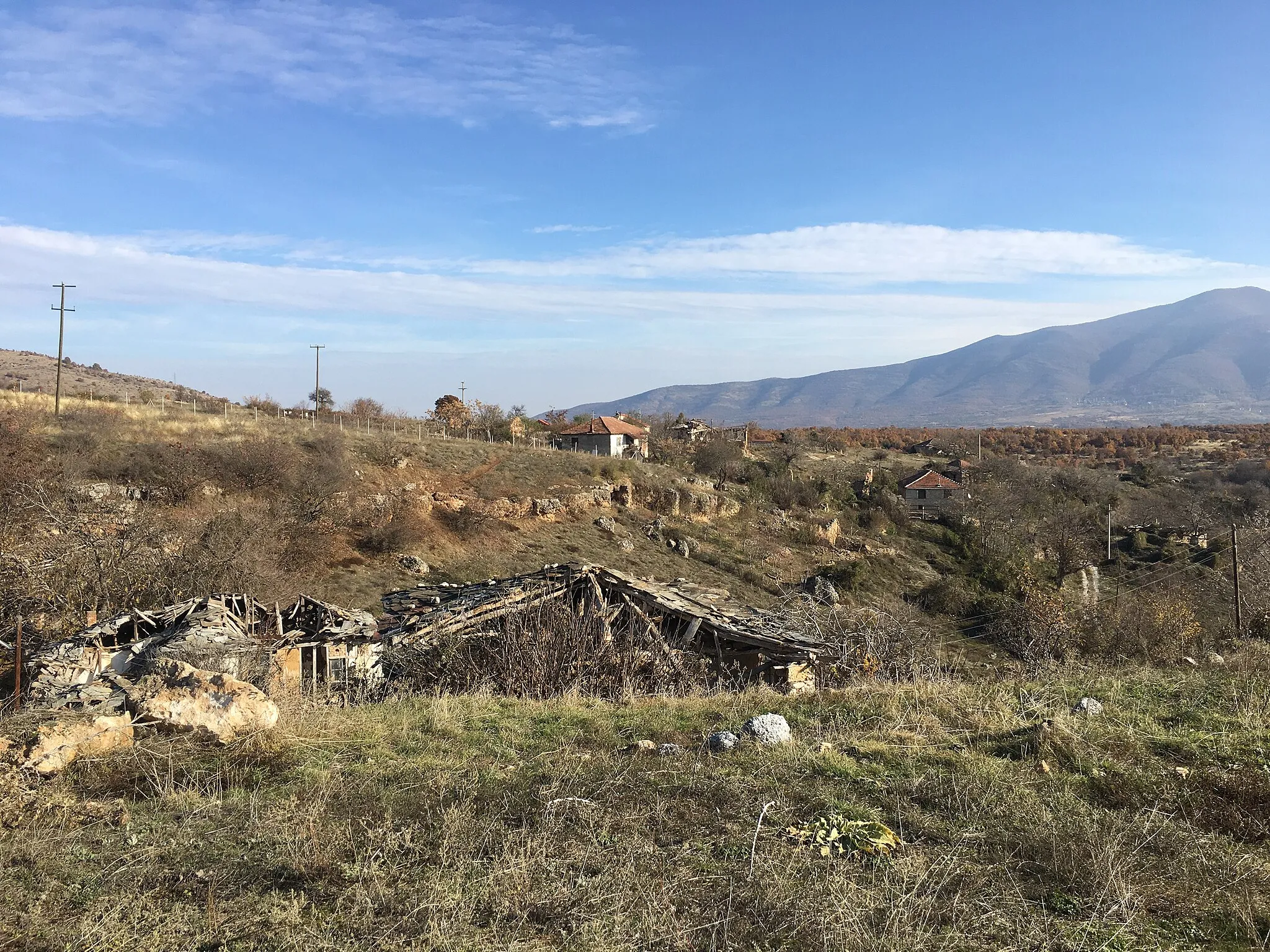 Photo showing: View of the village of Trojaci